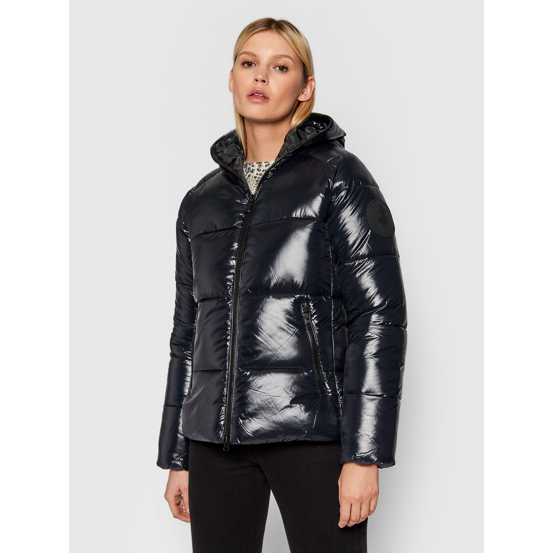 Save The Duck Пухено яке D38090W LUCK13 Черен Regular Fit - Pepit.bg
