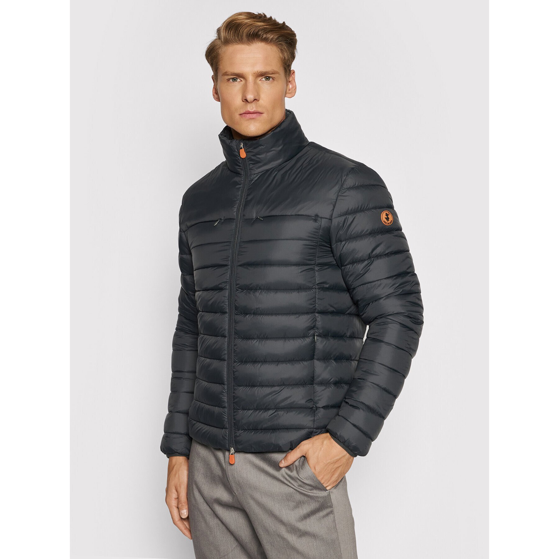 Save The Duck Пухено яке D38930M GIGA13 Сив Regular Fit - Pepit.bg