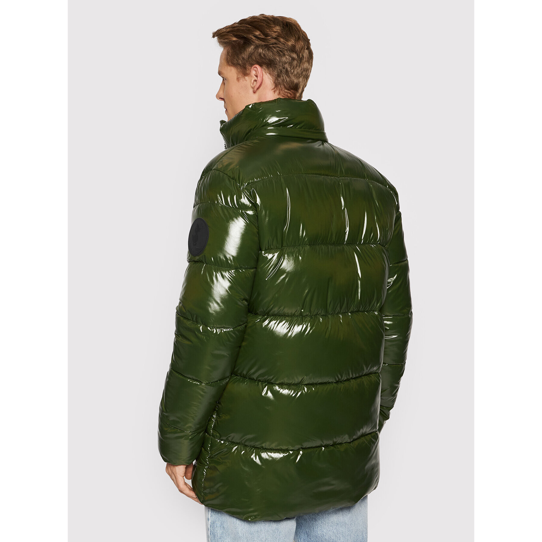 Save The Duck Пухено яке D40292M LUCK13 Зелен Regular Fit - Pepit.bg
