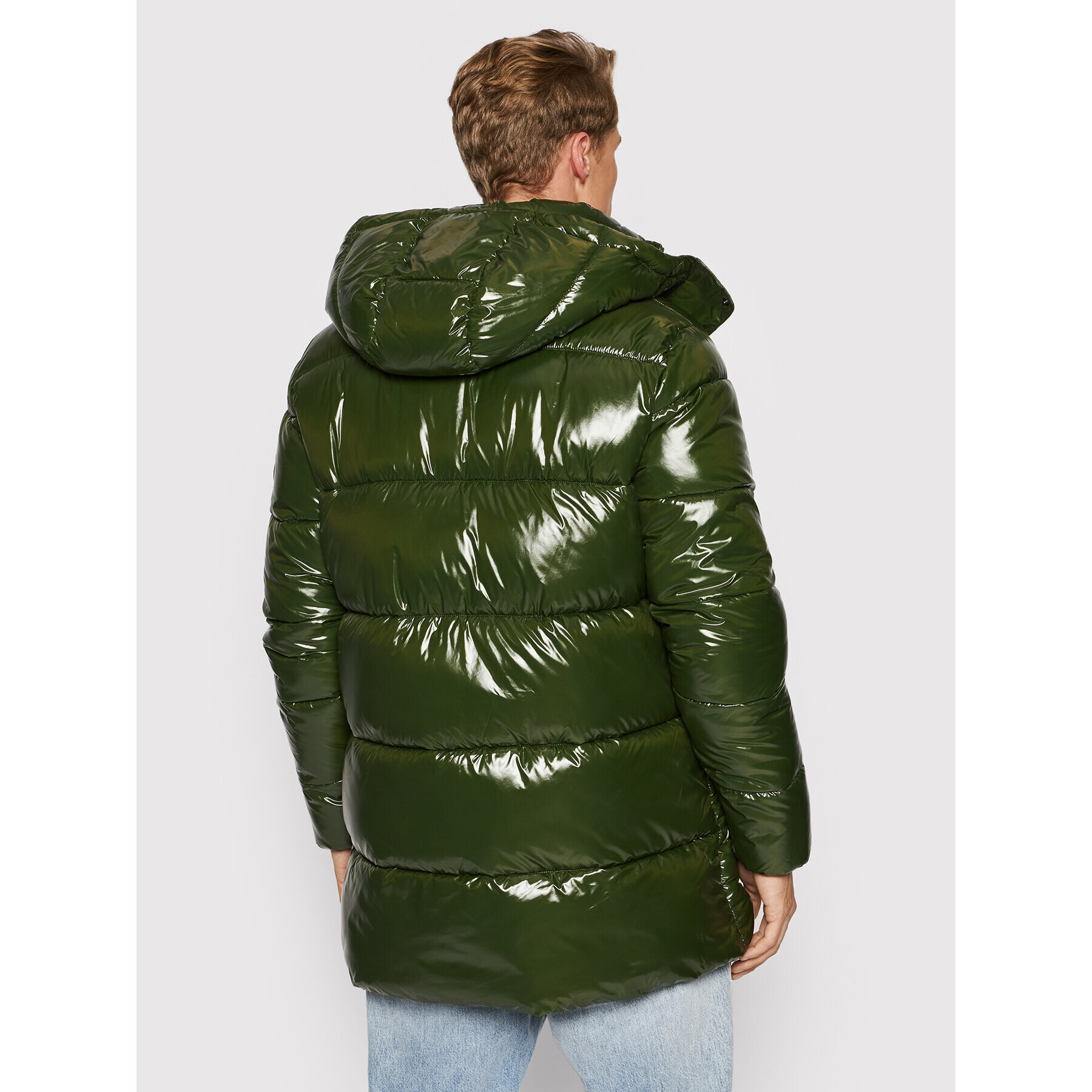 Save The Duck Пухено яке D40292M LUCK13 Зелен Regular Fit - Pepit.bg