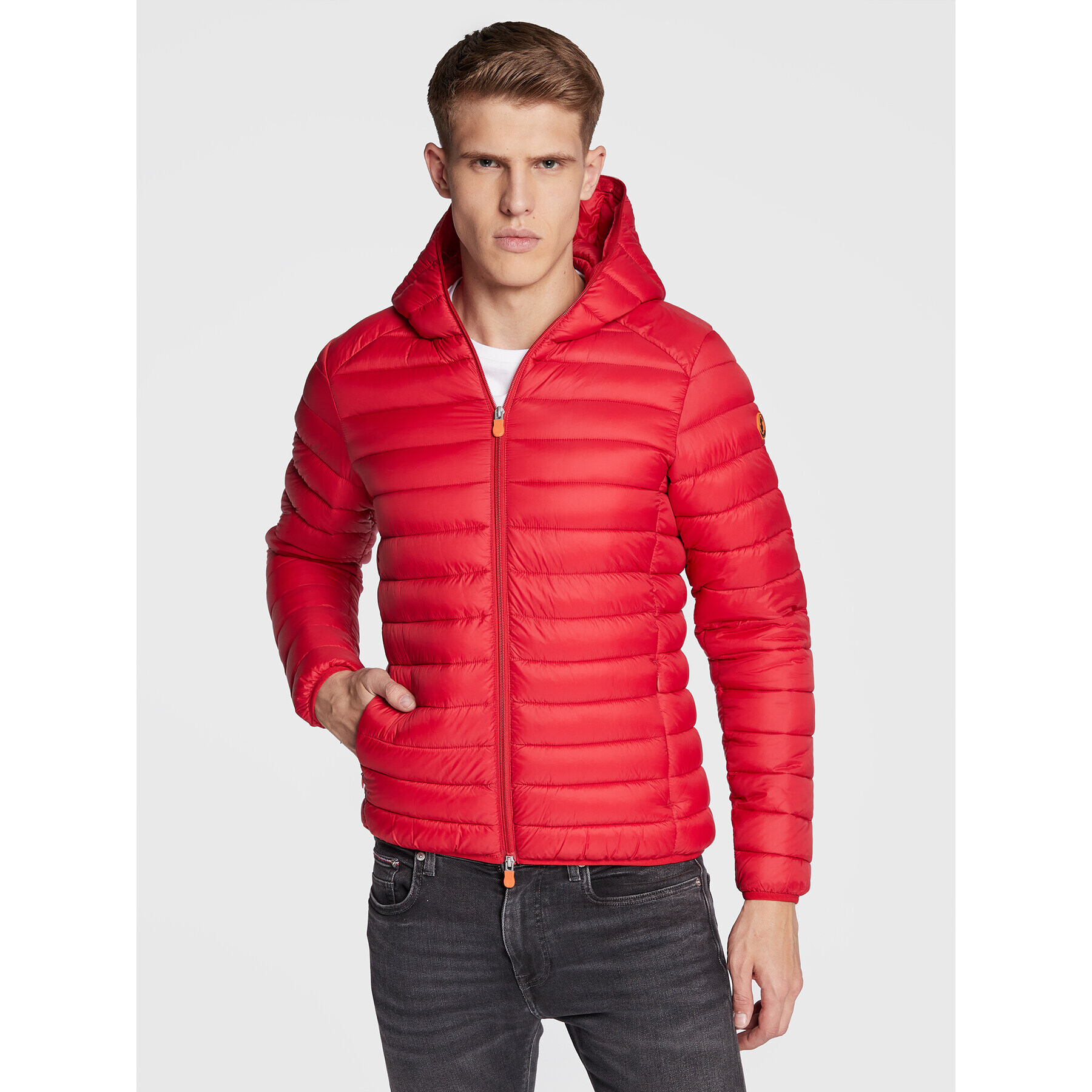 Save The Duck Пухено яке D30650M GIGA15 Червен Regular Fit - Pepit.bg