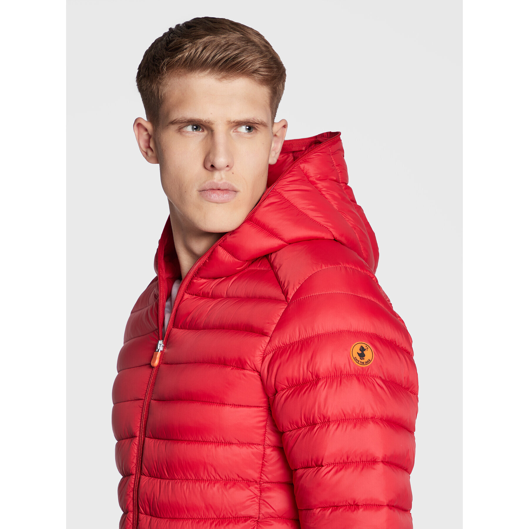 Save The Duck Пухено яке D30650M GIGA15 Червен Regular Fit - Pepit.bg