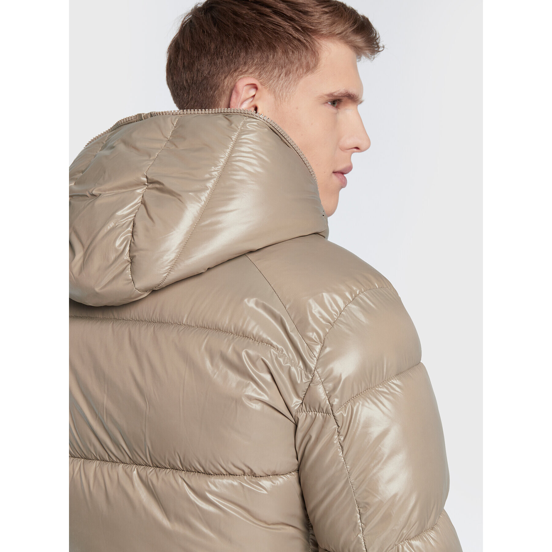 Save The Duck Пухено яке D31280M LUCK15 Бежов Regular Fit - Pepit.bg