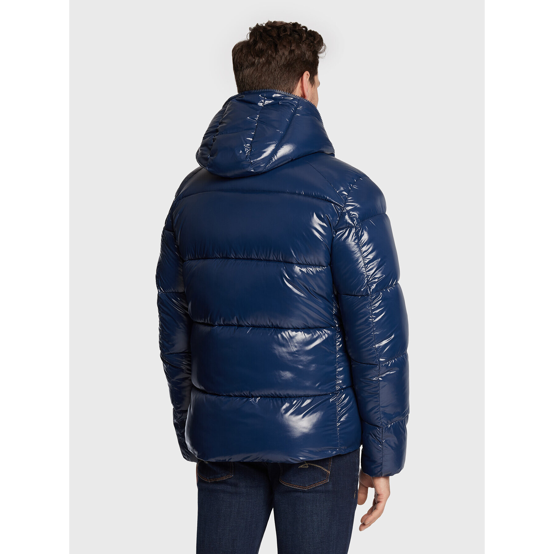 Save The Duck Пухено яке D31280M LUCK15 Тъмносин Regular Fit - Pepit.bg