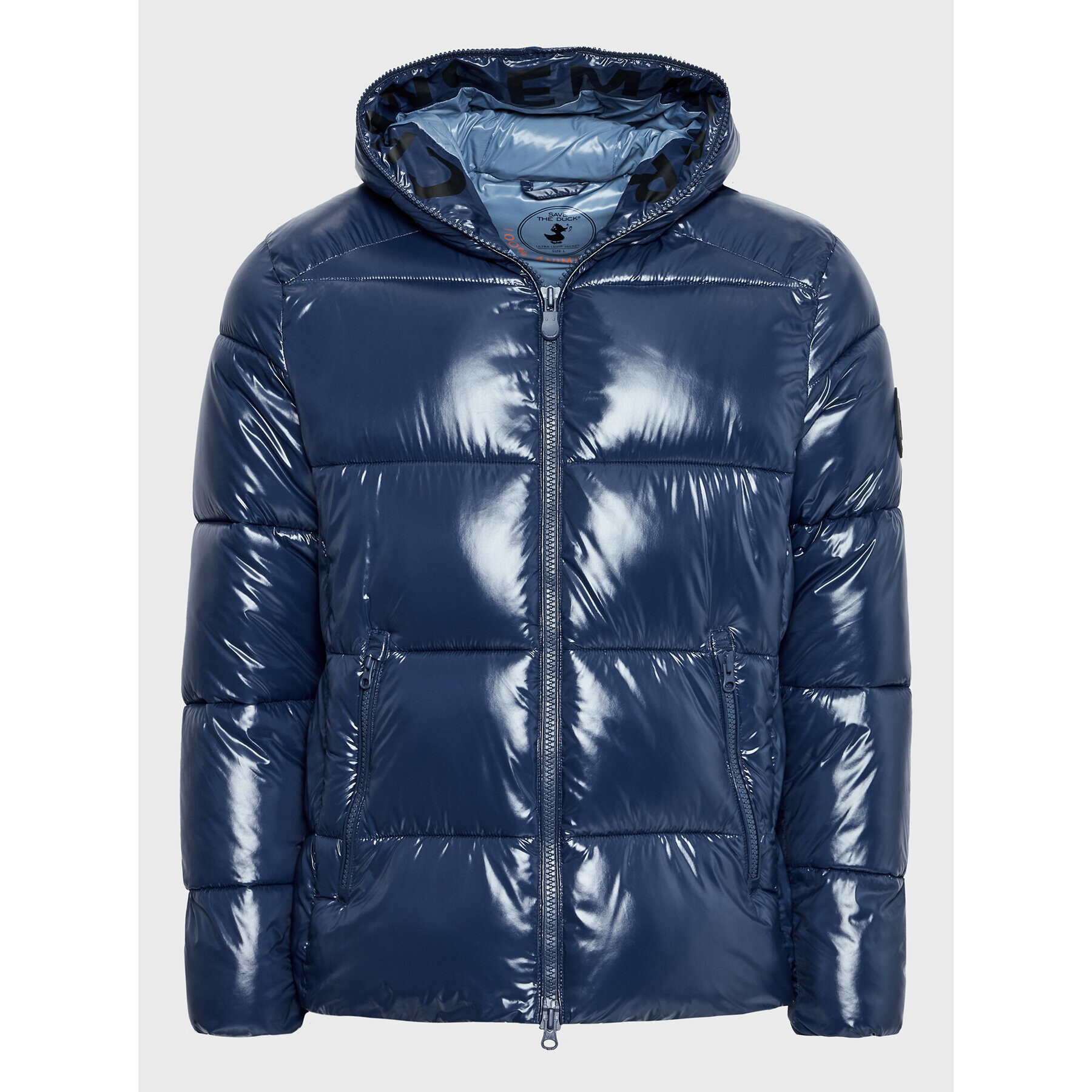 Save The Duck Пухено яке D31280M LUCK15 Тъмносин Regular Fit - Pepit.bg