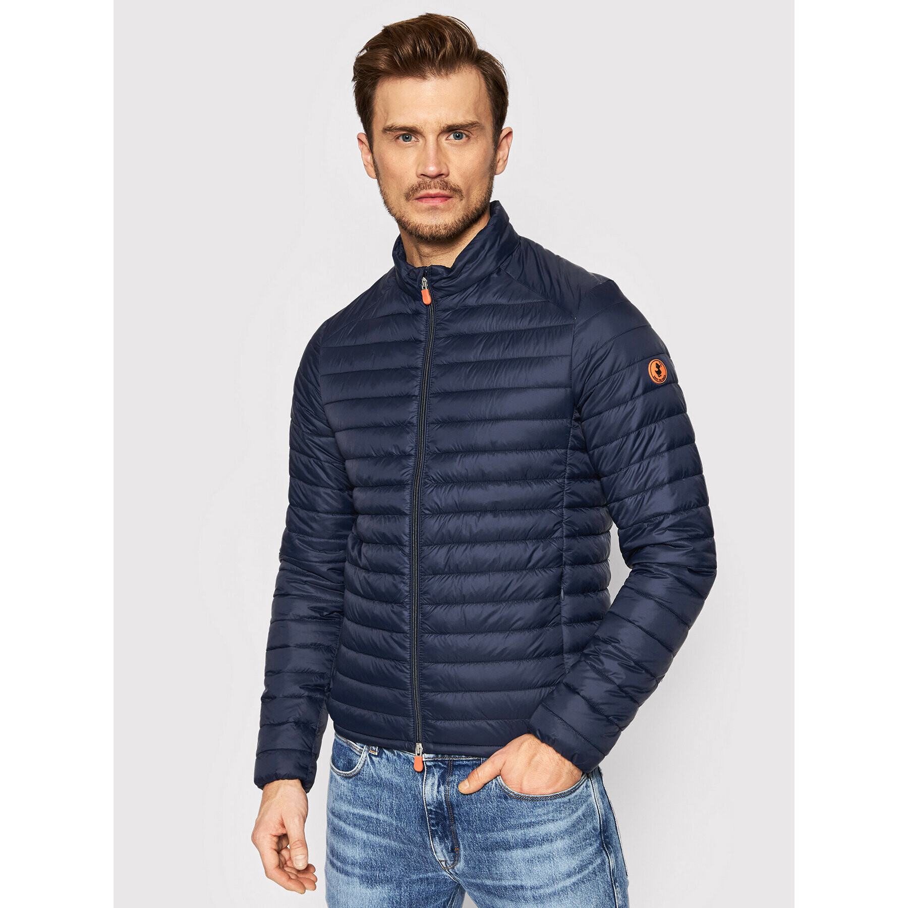 Save The Duck Пухено яке D32430M GIGA14 Тъмносин Regular Fit - Pepit.bg