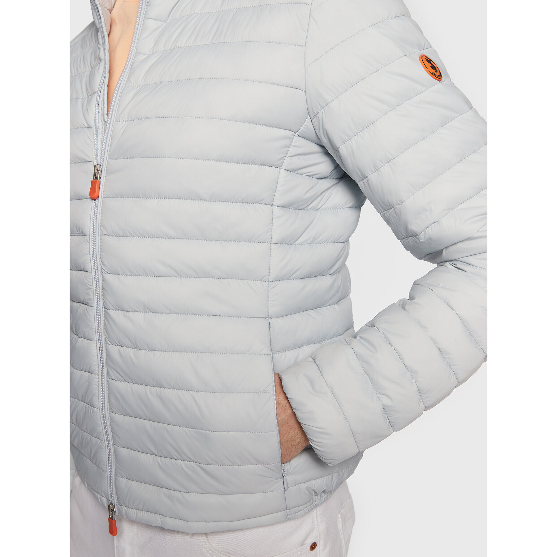 Save The Duck Пухено яке D32430M GIGA16 Сив Regular Fit - Pepit.bg