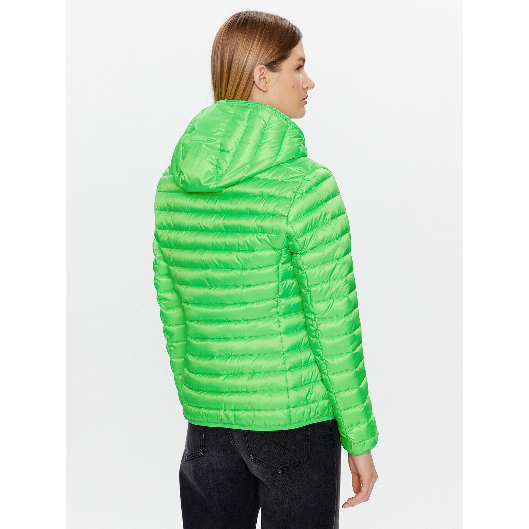 Save The Duck Пухено яке D33620W FLUO16 Зелен Regular Fit - Pepit.bg