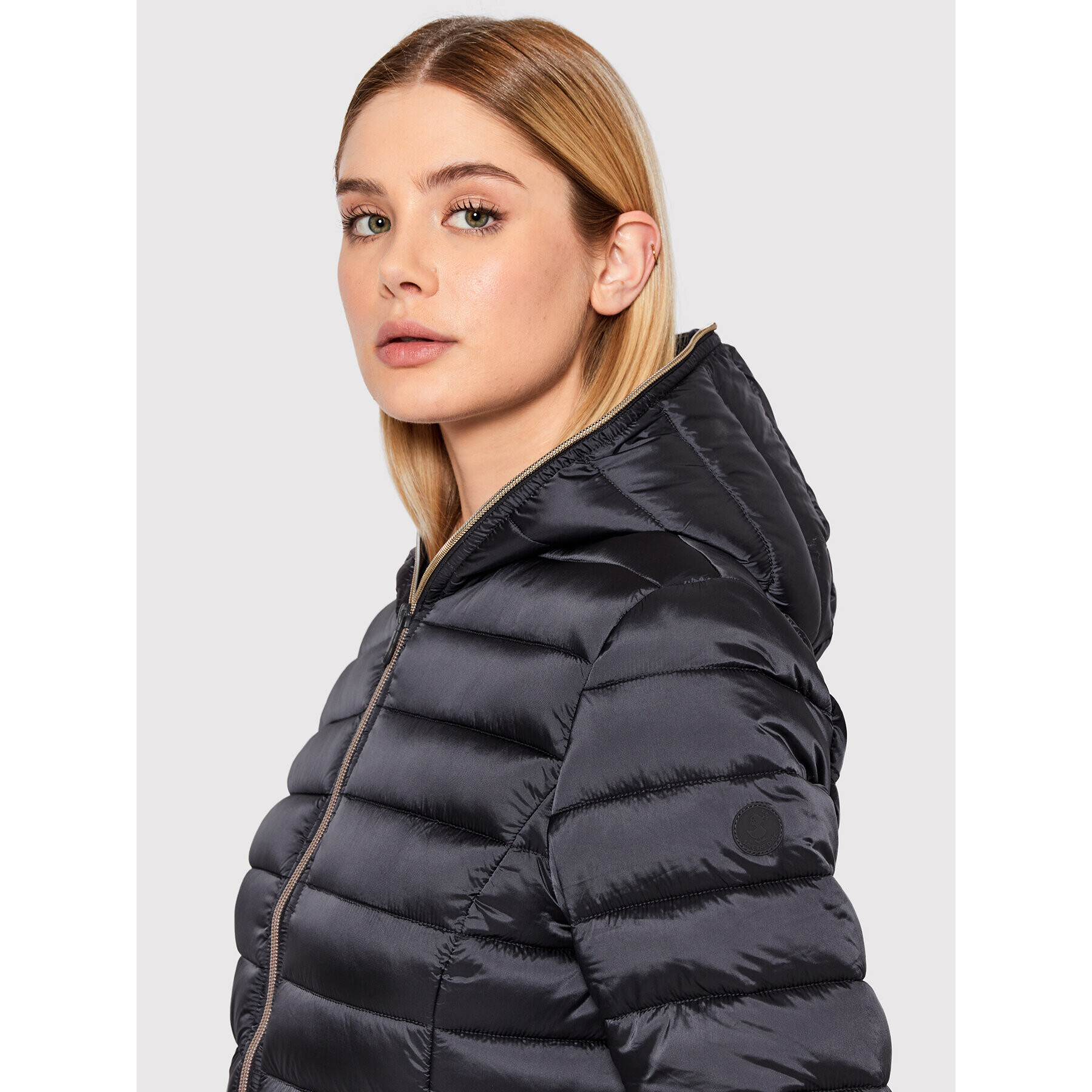 Save The Duck Пухено яке D33620W IRIS15 Сив Regular Fit - Pepit.bg