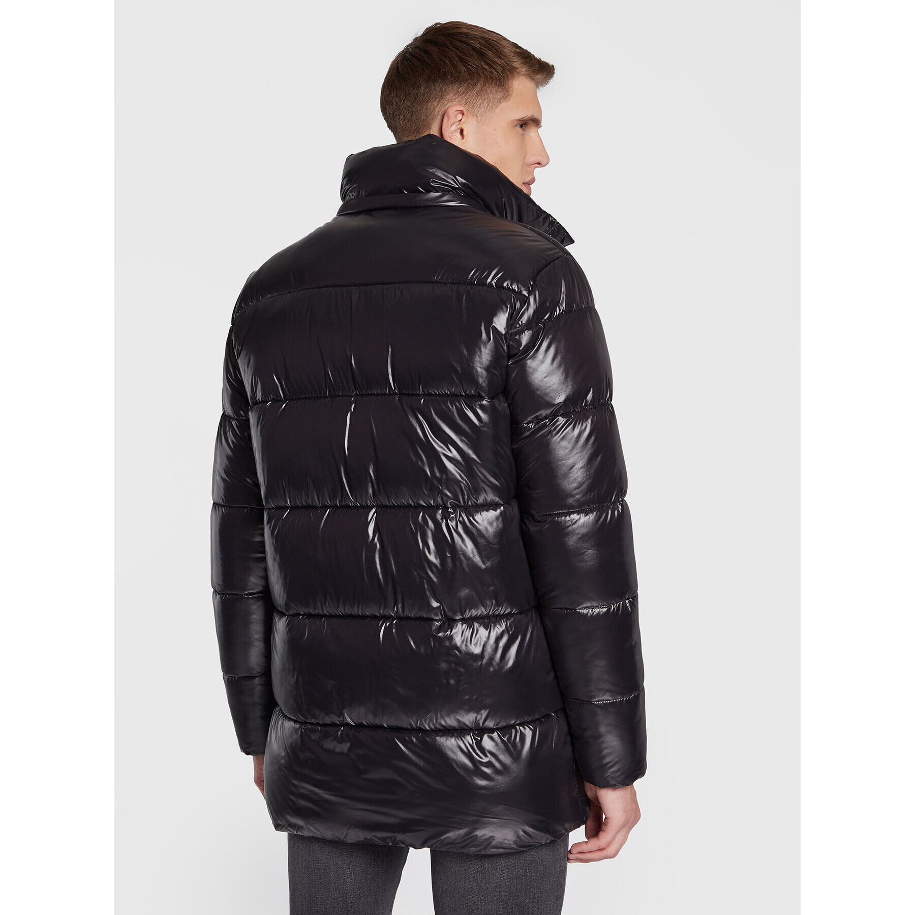Save The Duck Пухено яке D40292M-LUCK15 Черен Regular Fit - Pepit.bg