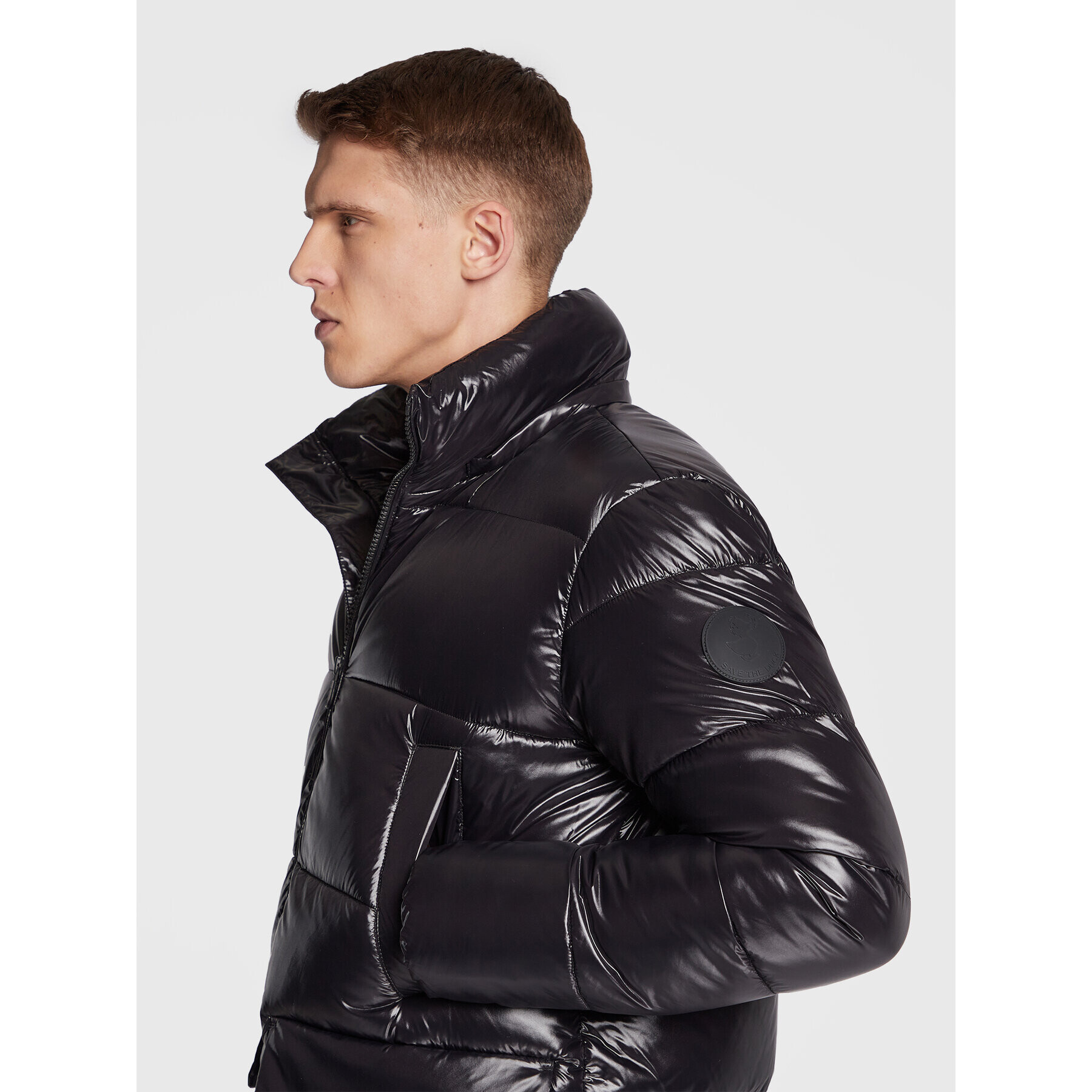 Save The Duck Пухено яке D40292M-LUCK15 Черен Regular Fit - Pepit.bg