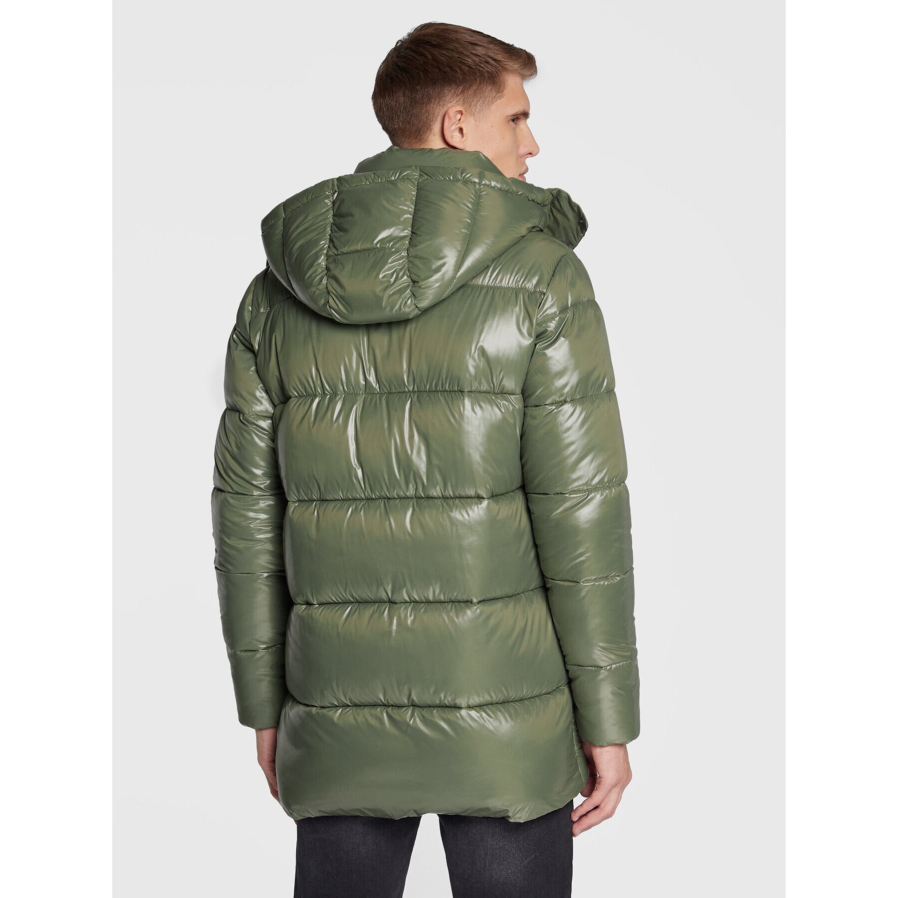 Save The Duck Пухено яке D40292M LUCK15 Зелен Regular Fit - Pepit.bg