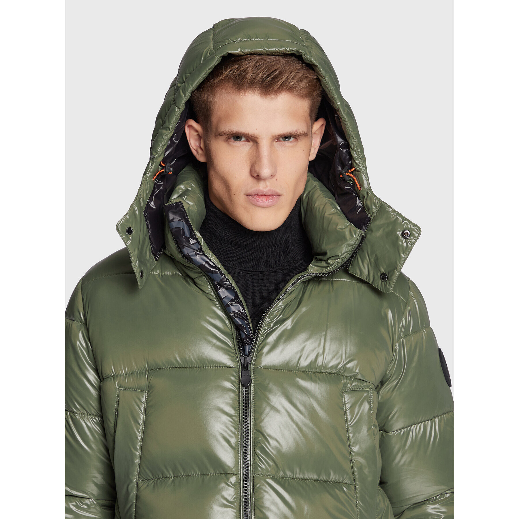 Save The Duck Пухено яке D40292M LUCK15 Зелен Regular Fit - Pepit.bg