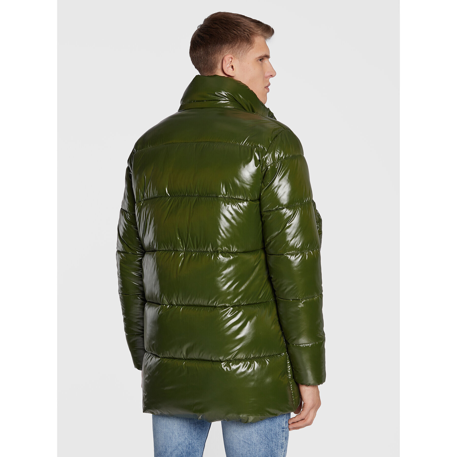 Save The Duck Пухено яке D40292M LUCK15 Зелен Regular Fit - Pepit.bg