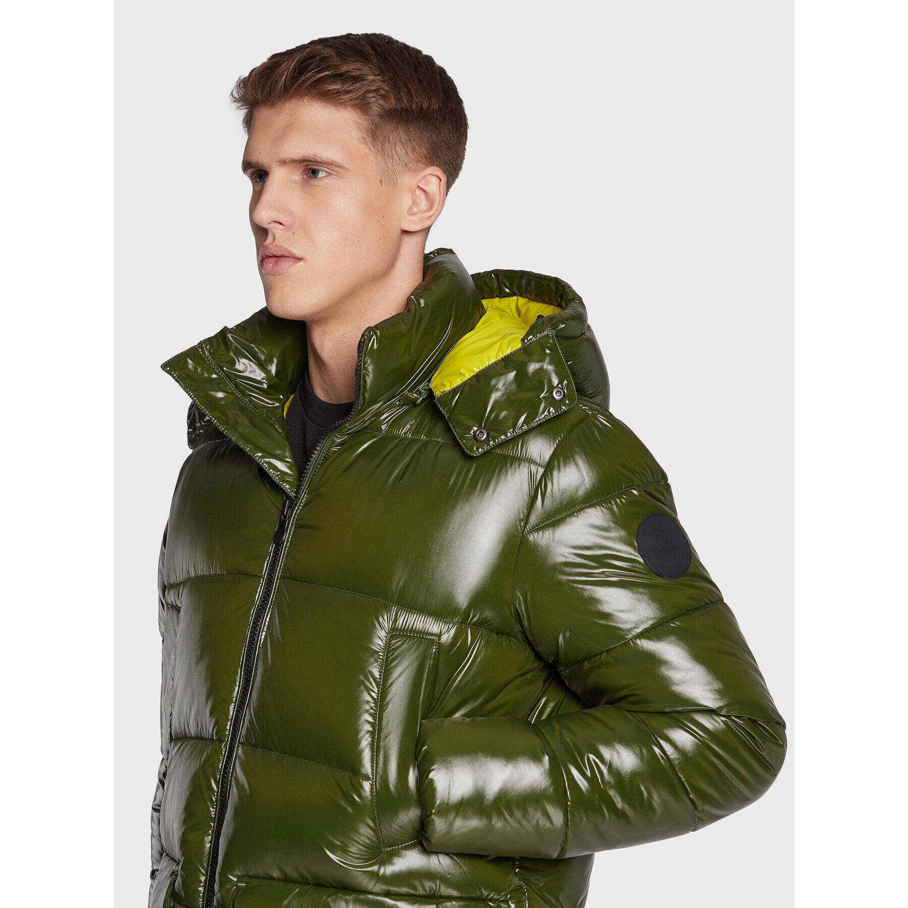Save The Duck Пухено яке D40292M LUCK15 Зелен Regular Fit - Pepit.bg