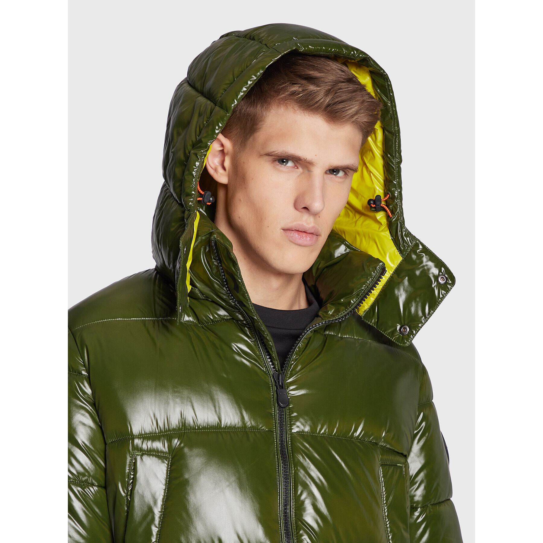 Save The Duck Пухено яке D40292M LUCK15 Зелен Regular Fit - Pepit.bg