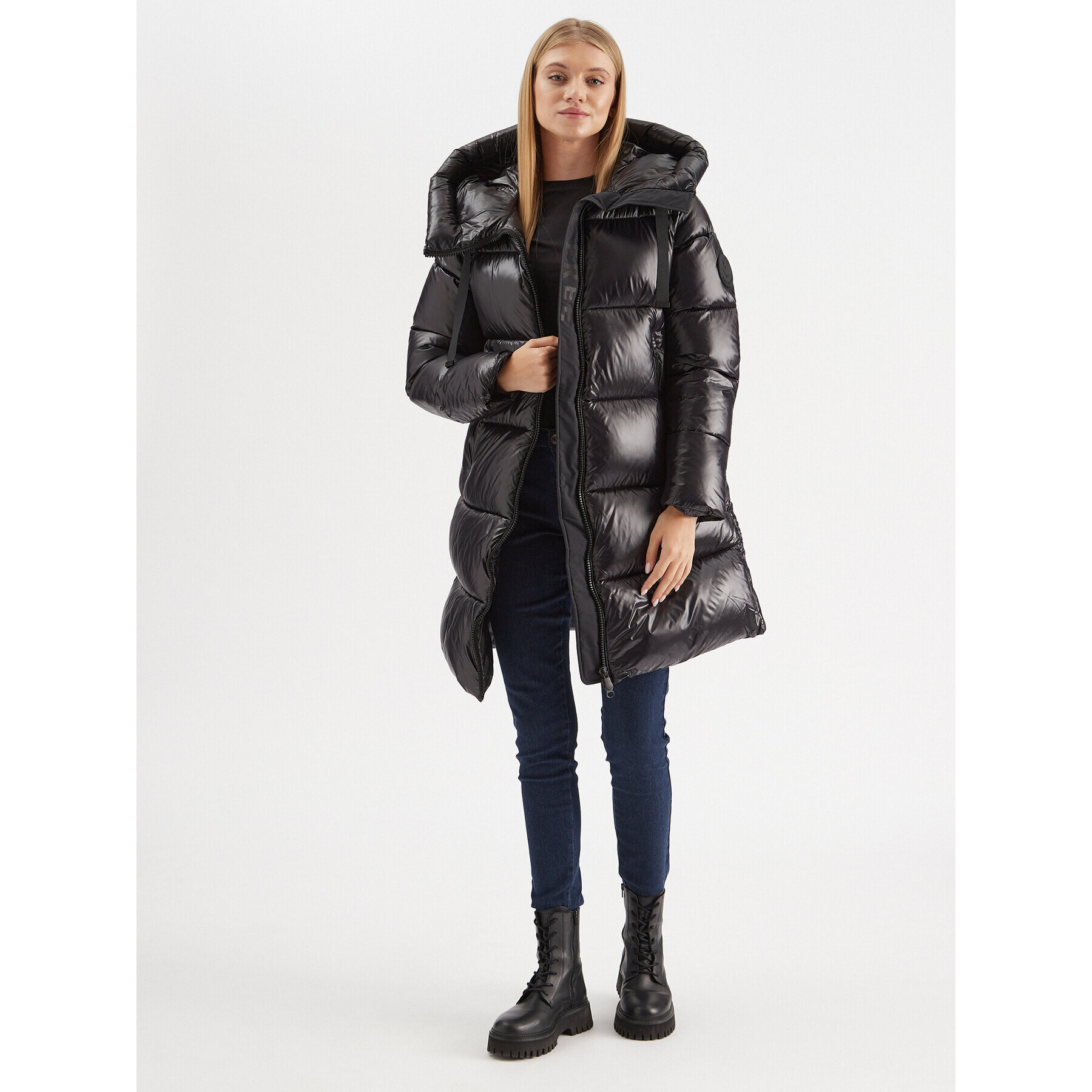Save The Duck Пухено яке D45510W LUCK17 Черен Regular Fit - Pepit.bg