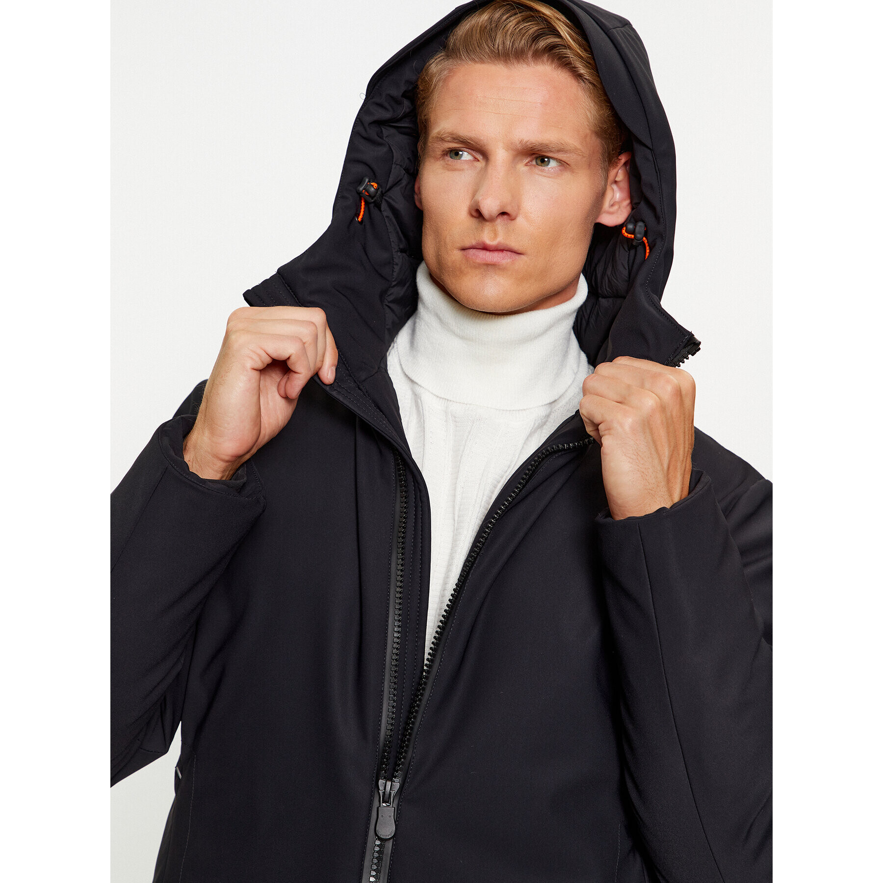 Save The Duck Пухено яке Sabal D31380M LEXY17 Черен Regular Fit - Pepit.bg
