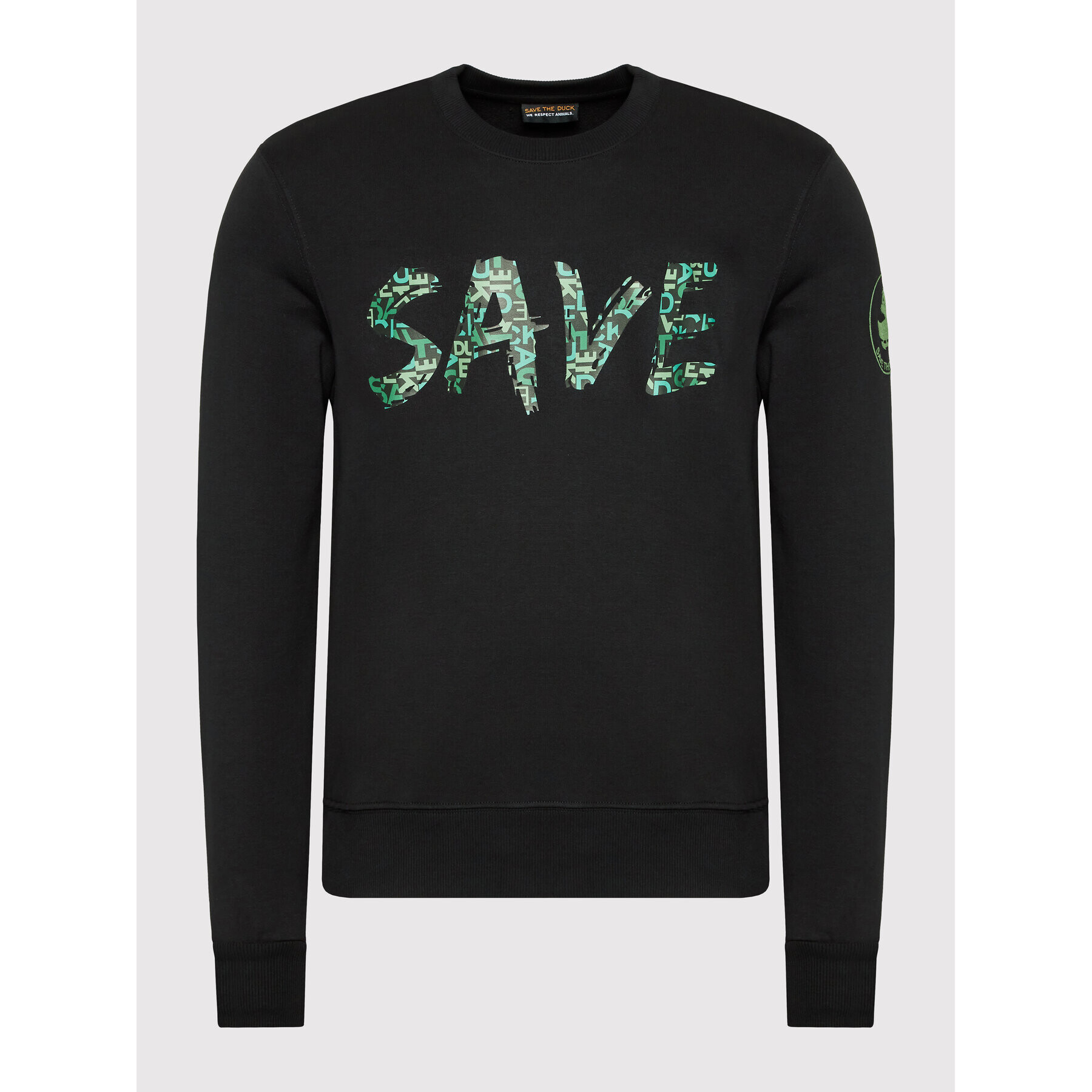 Save The Duck Суитшърт DF0702M BLEE14 Черен Regular Fit - Pepit.bg