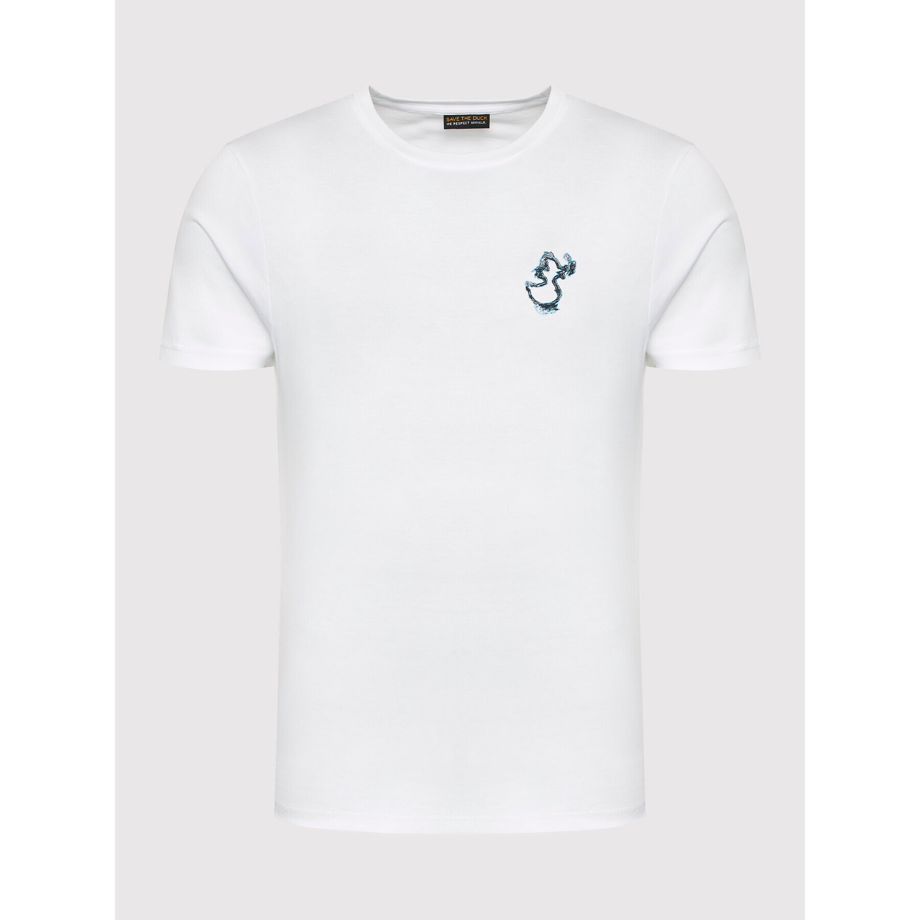 Save The Duck Тишърт DT0693M BESY14 Бял Regular Fit - Pepit.bg