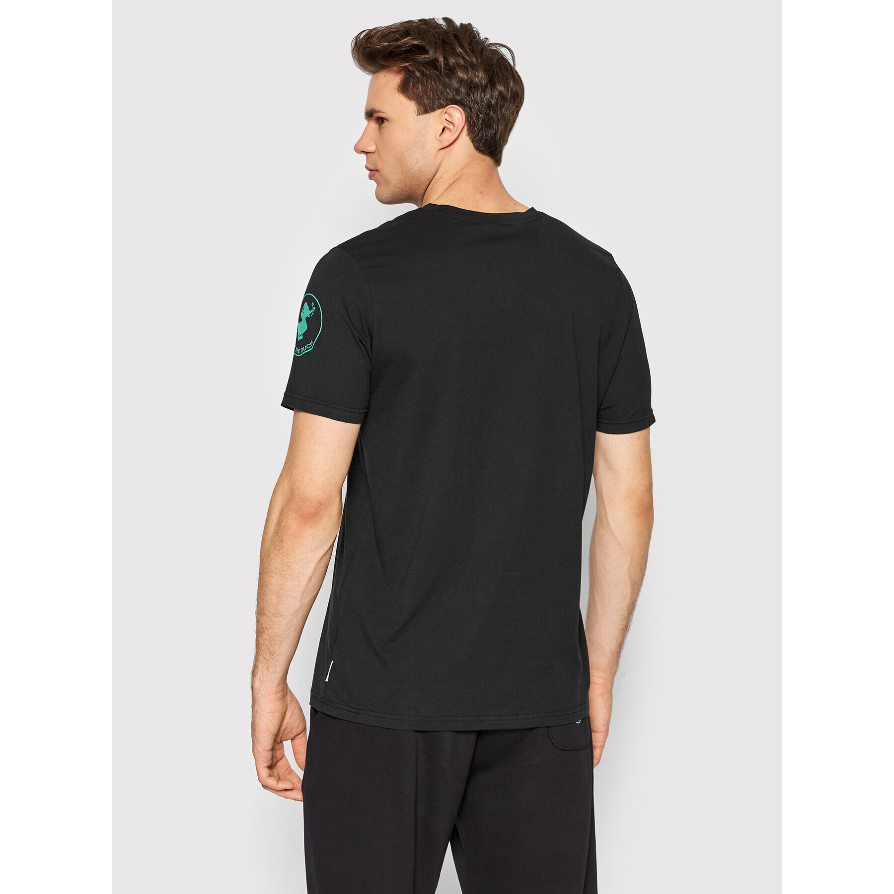 Save The Duck Тишърт DT0695M BESY14 Черен Regular Fit - Pepit.bg