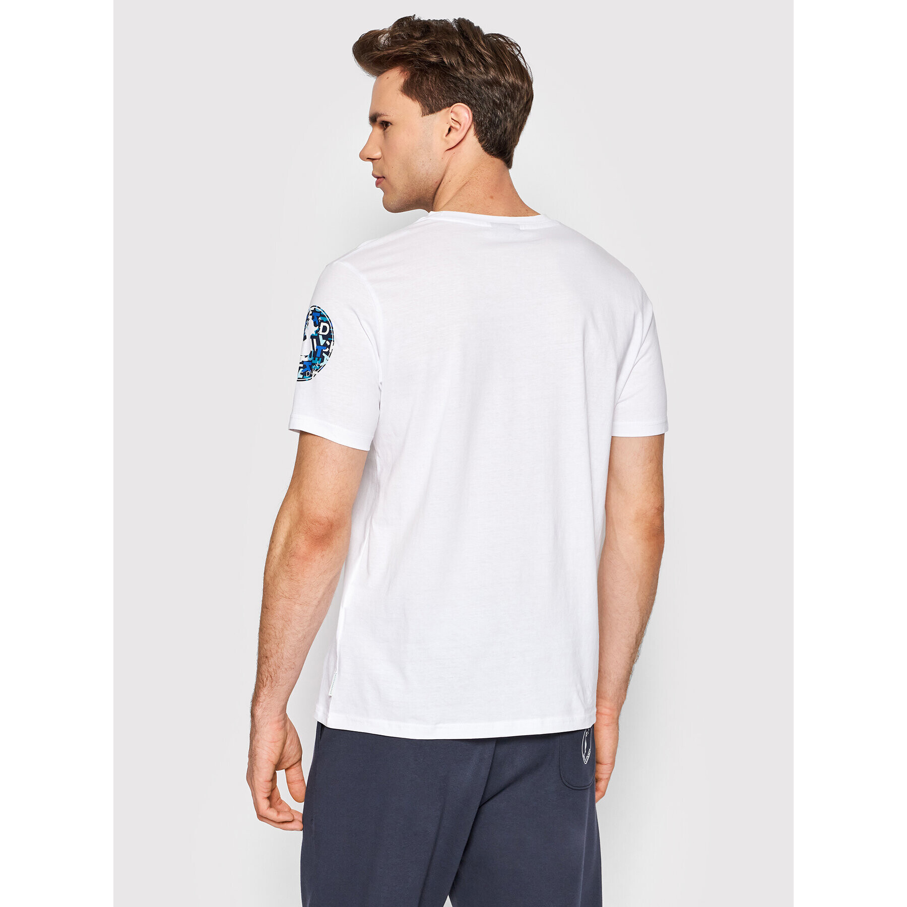 Save The Duck Тишърт DT0698M BESY14 Бял Regular Fit - Pepit.bg
