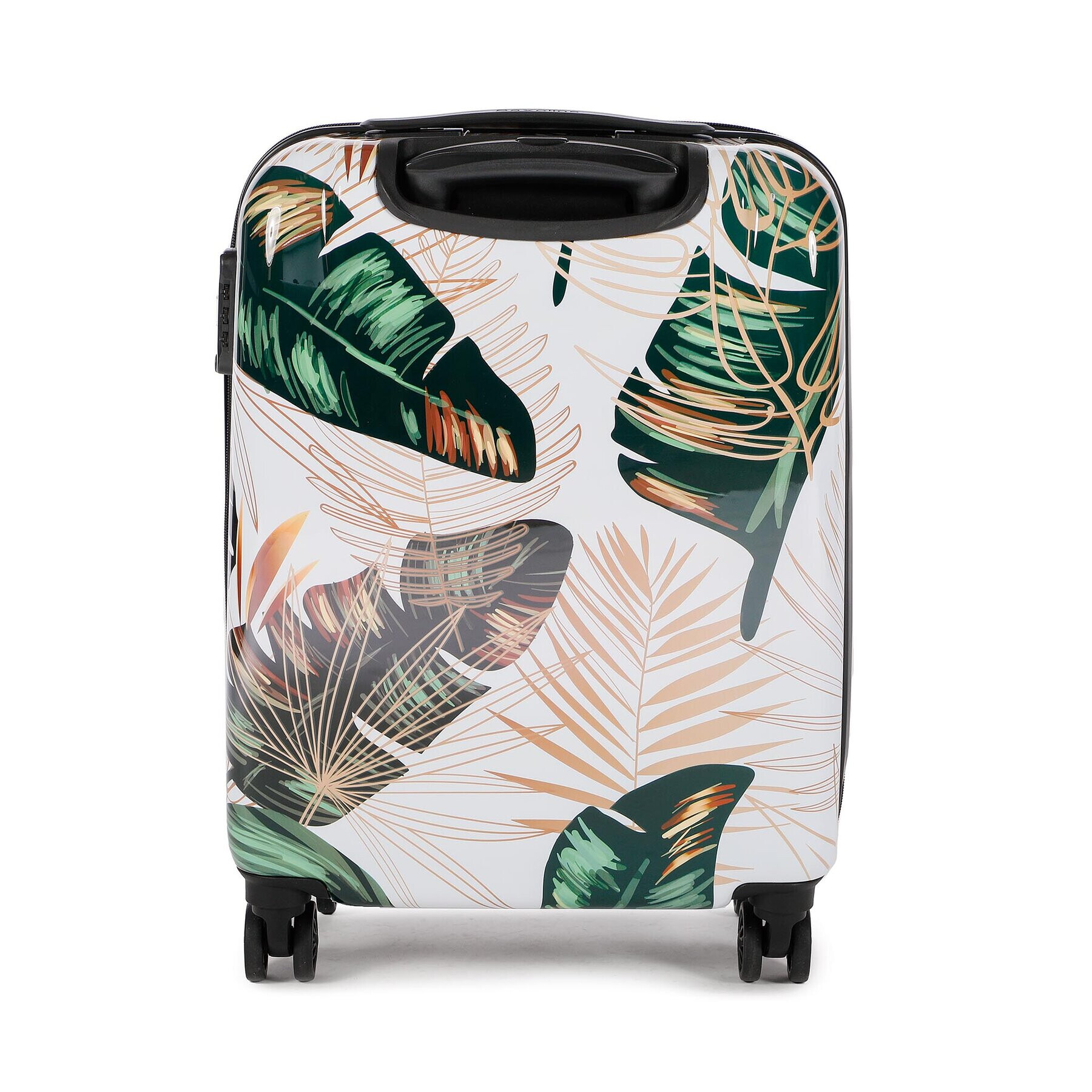 Saxoline Малък твърд куфар Trolley Assorted 1416H0.49.10 Бял - Pepit.bg
