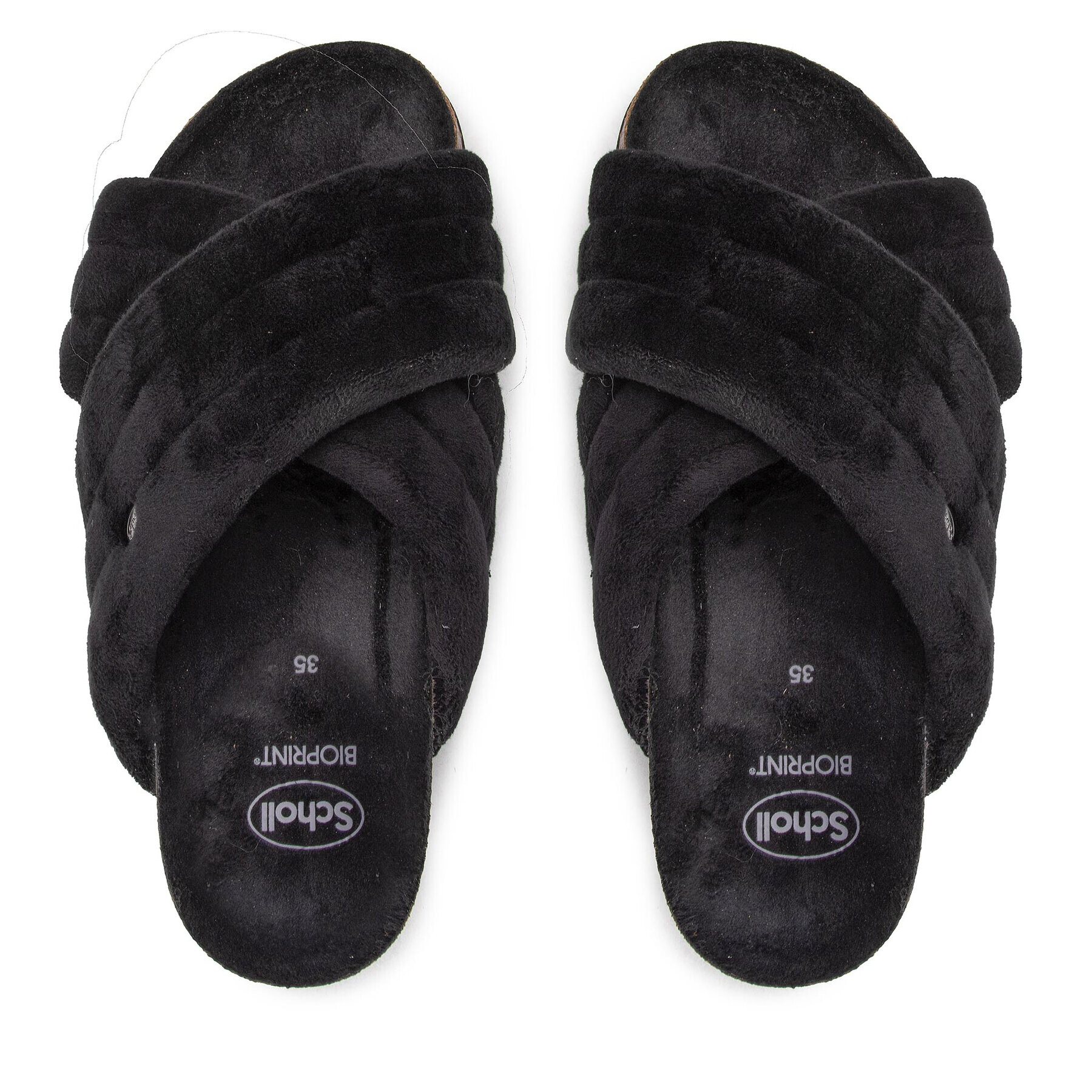 Scholl Чехли Alexis Soft F30133 1004 Черен - Pepit.bg
