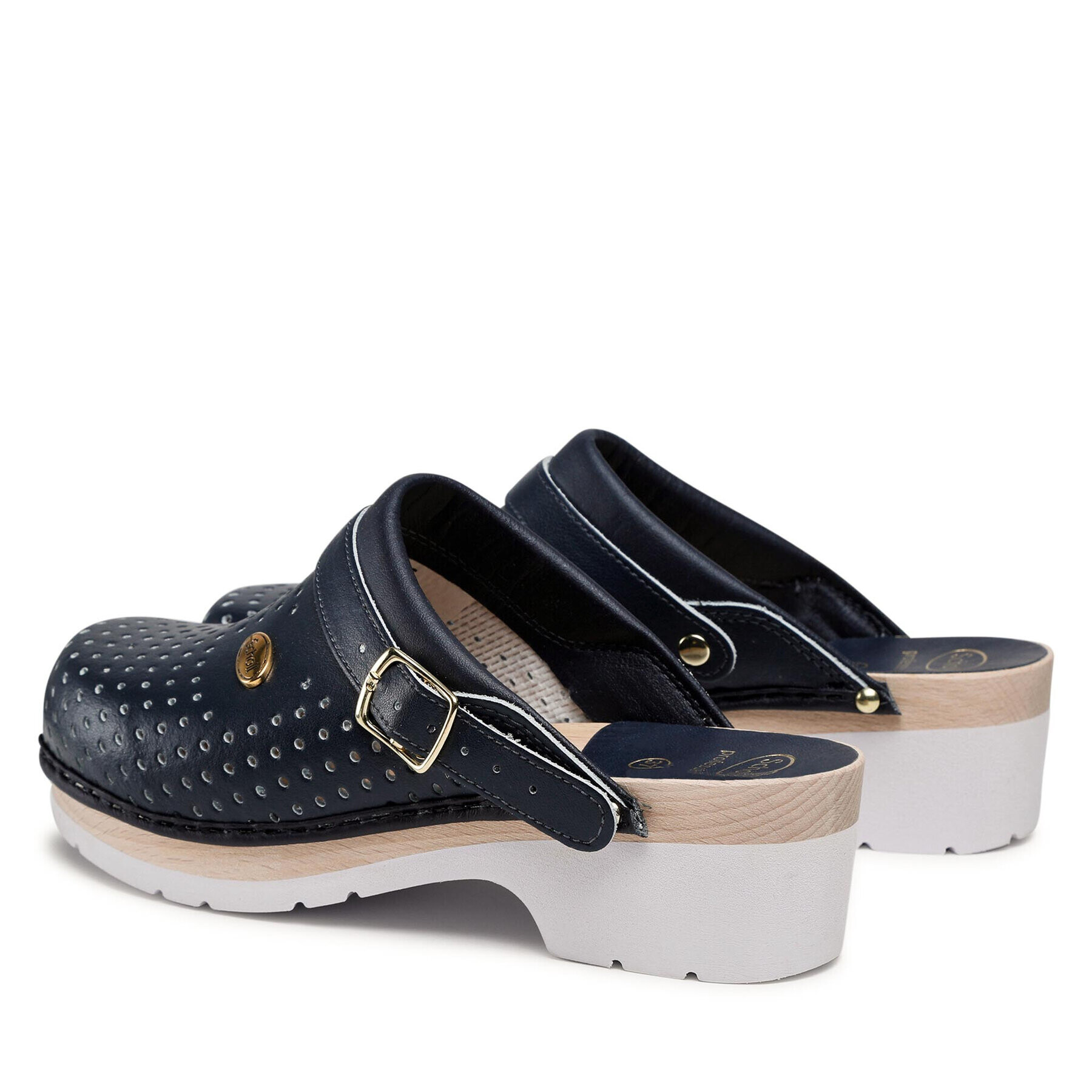 Scholl Чехли Clog F20176 1040 Тъмносин - Pepit.bg