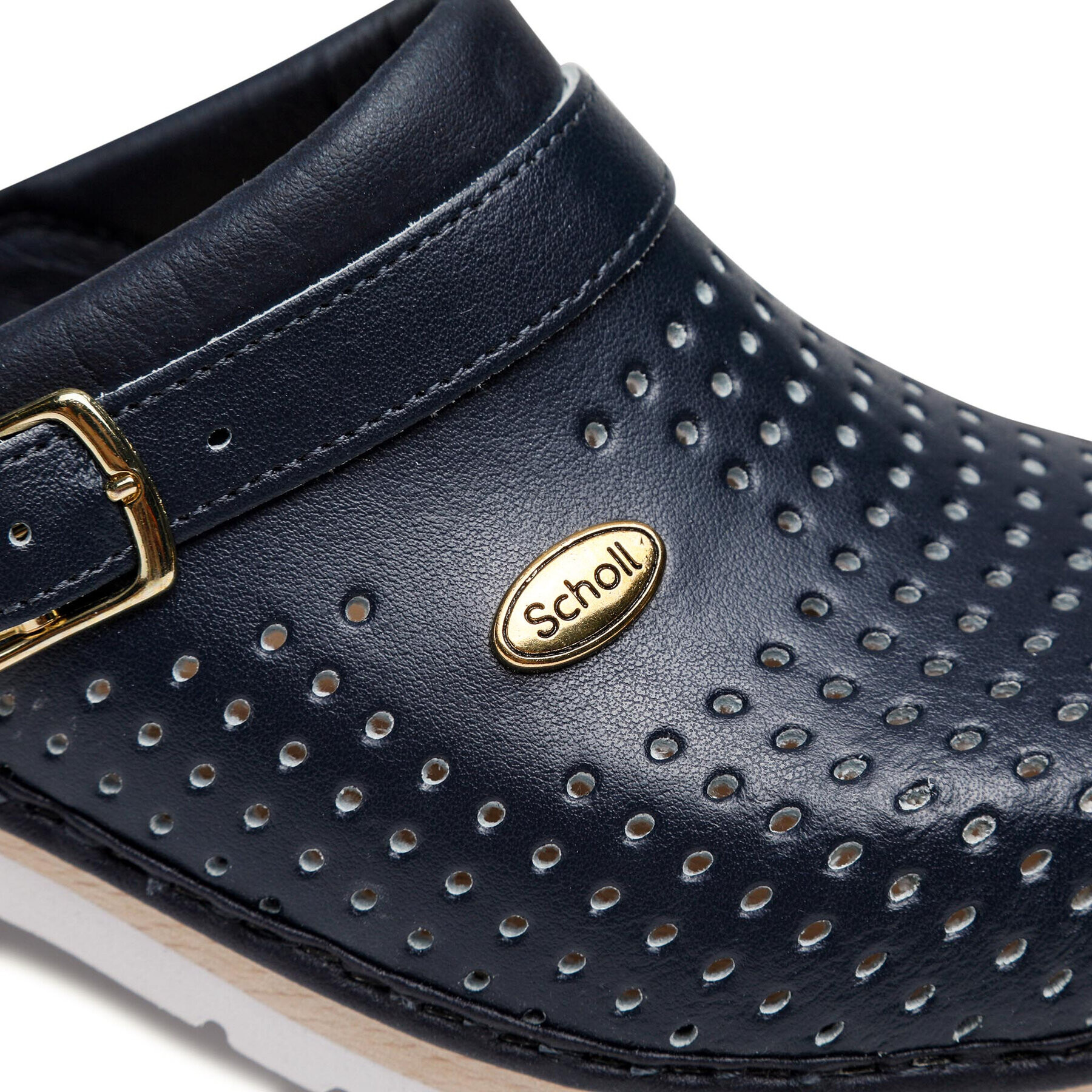 Scholl Чехли Clog F20176 1040 Тъмносин - Pepit.bg