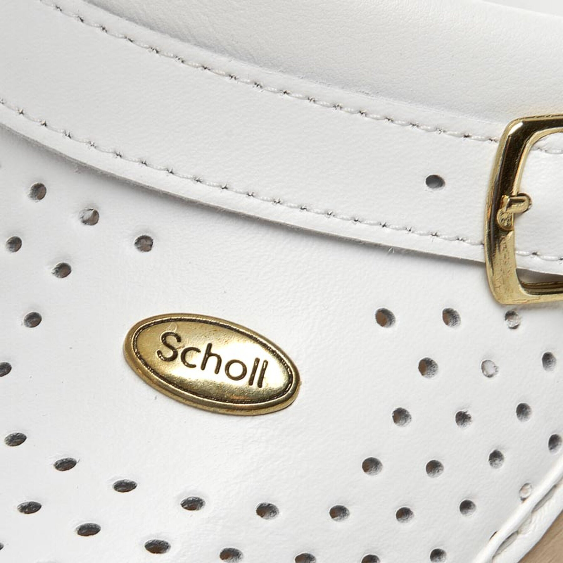 Scholl Чехли Clog S/Comf.B/S Ce F20176 1065 360 Бял - Pepit.bg