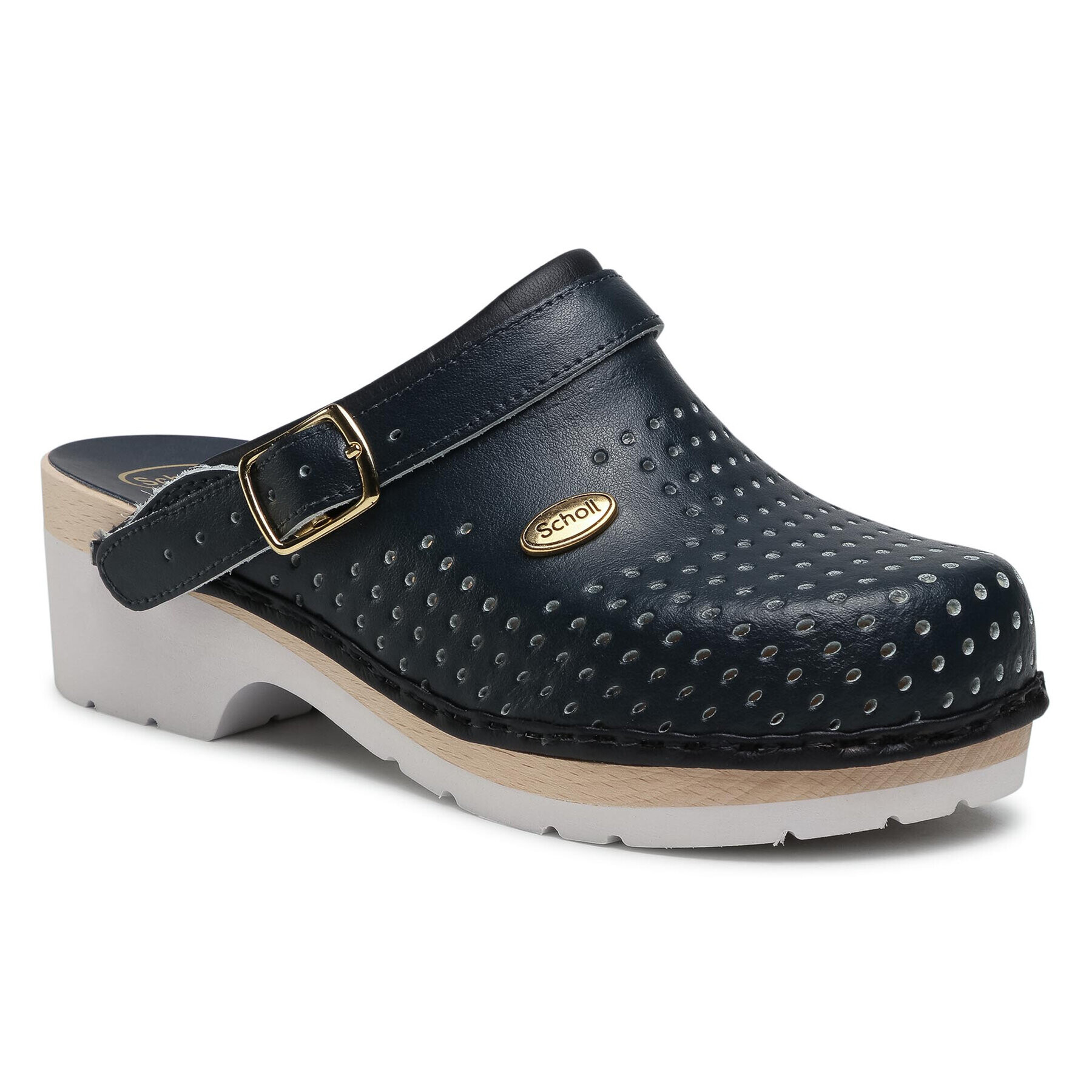 Scholl Чехли F20176 CLOG 1040 Тъмносин - Pepit.bg