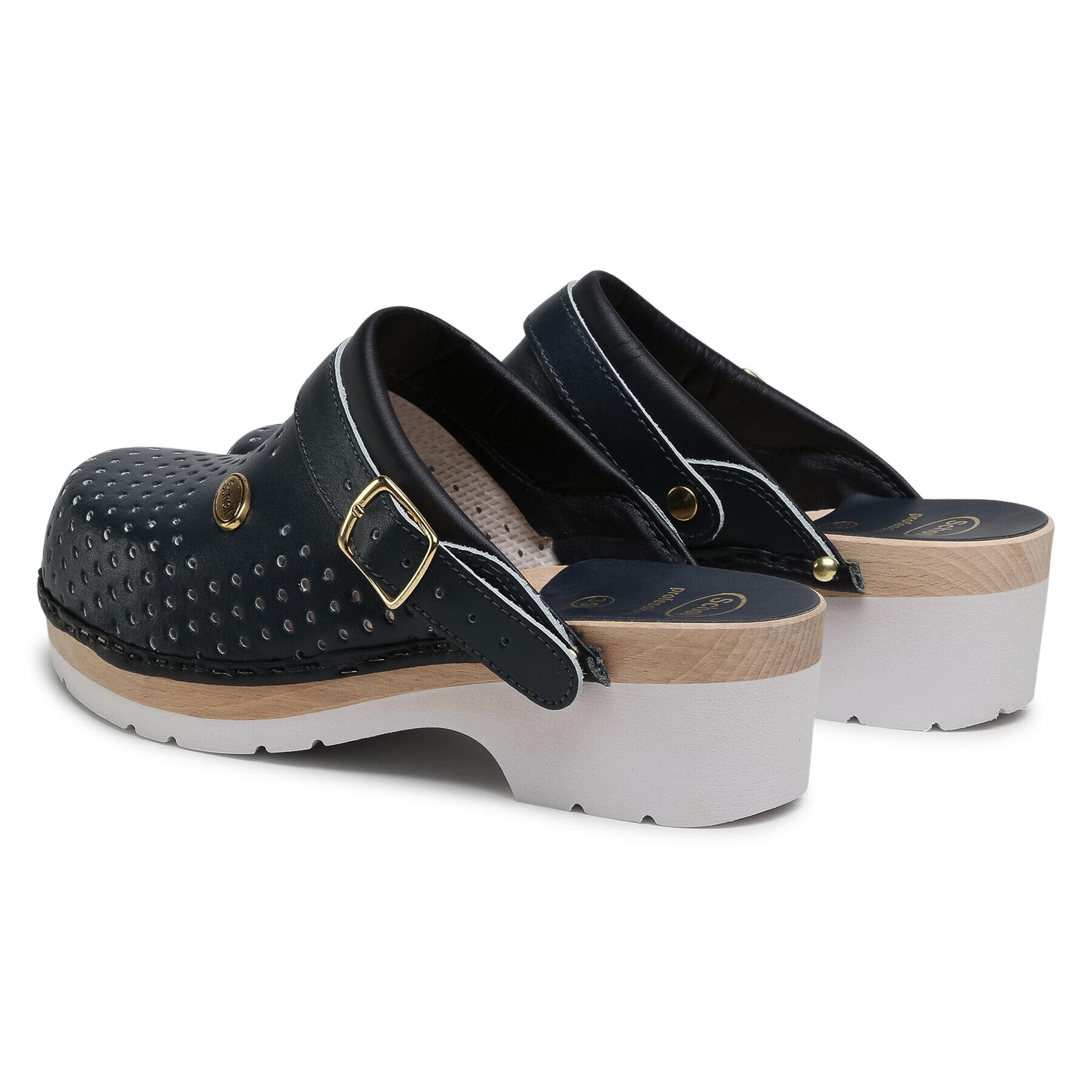 Scholl Чехли F20176 CLOG 1040 Тъмносин - Pepit.bg
