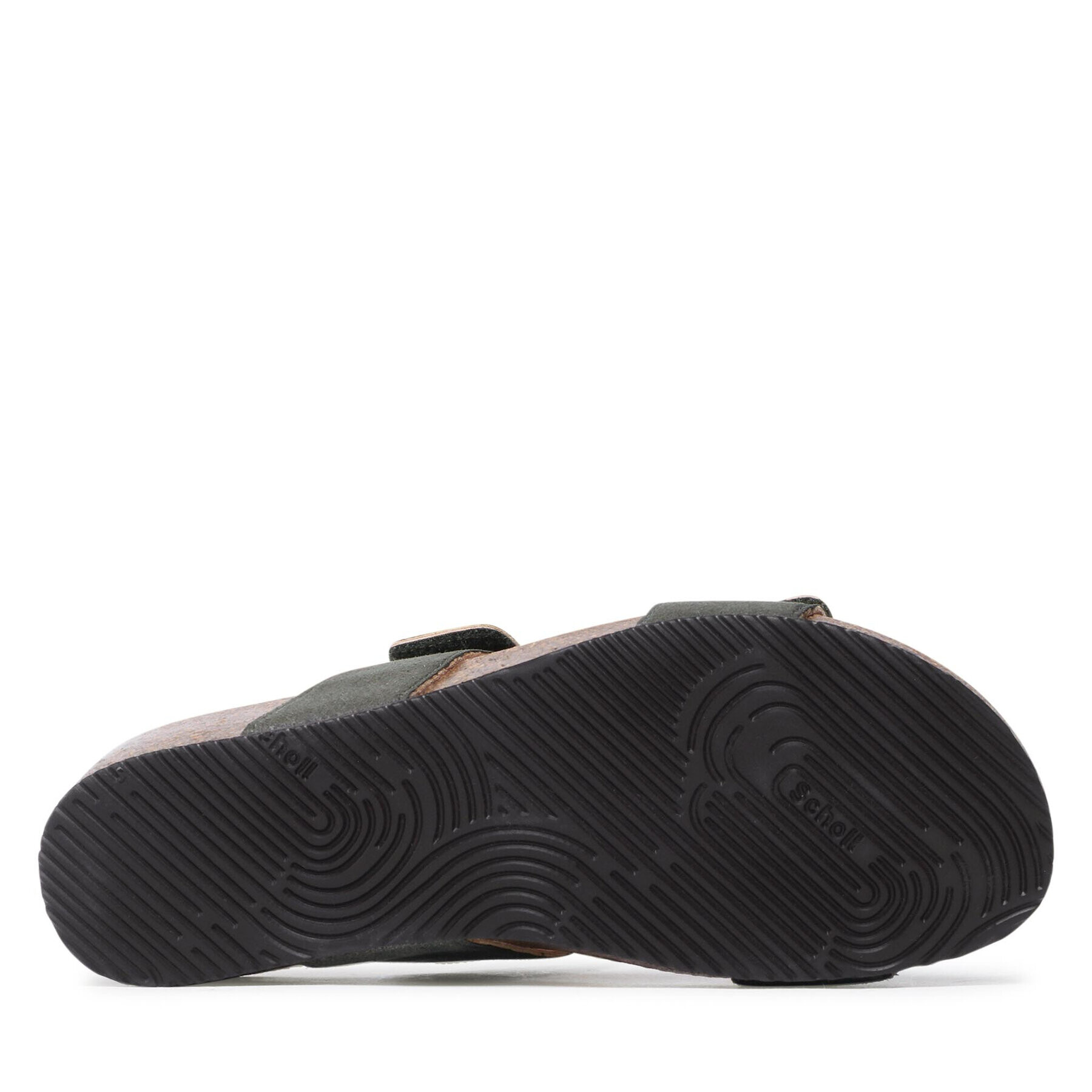 Scholl Чехли F29875 Dubai 2 Straps Med 1028 Зелен - Pepit.bg