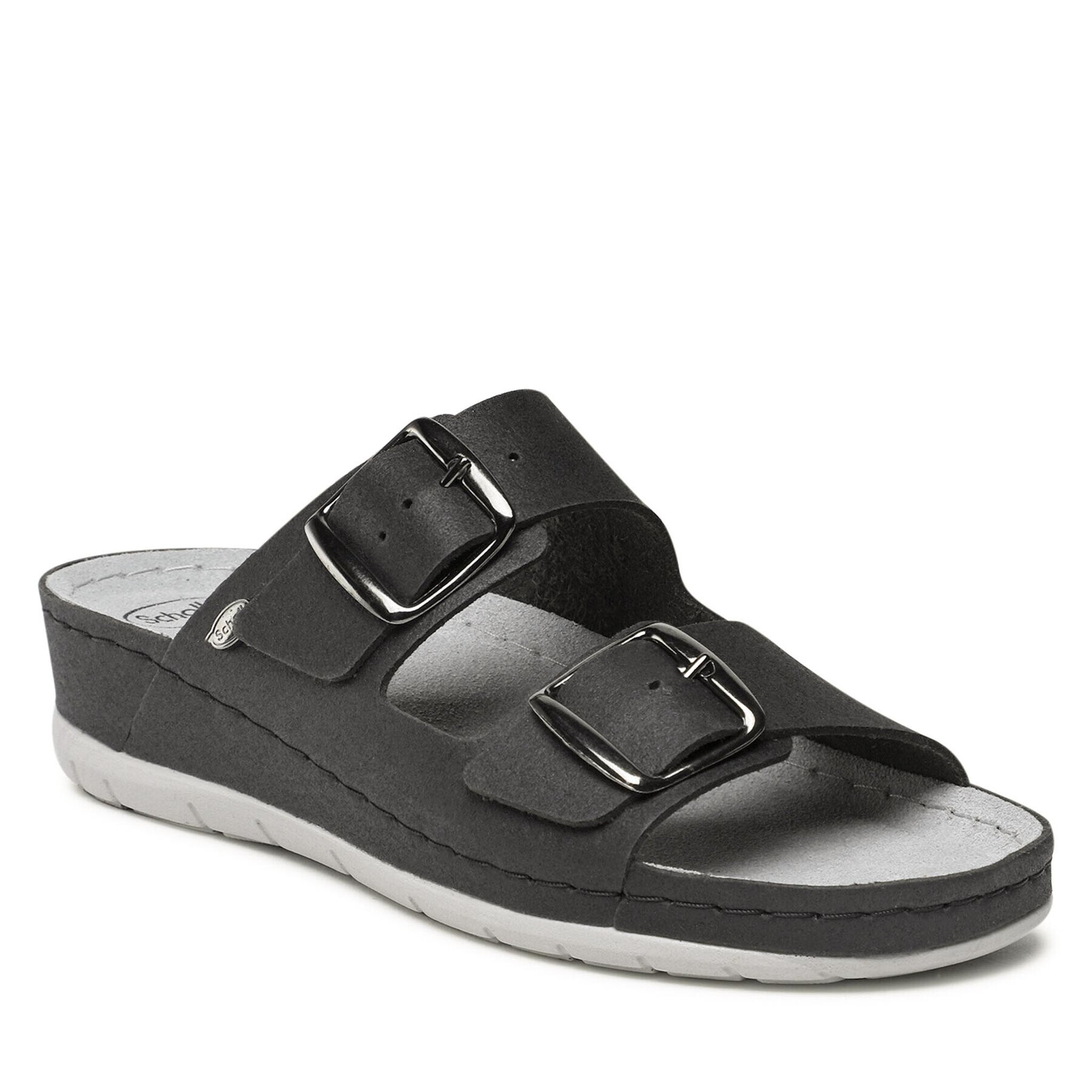 Scholl Чехли F29923 Aberdeen Med 1004 Черен - Pepit.bg