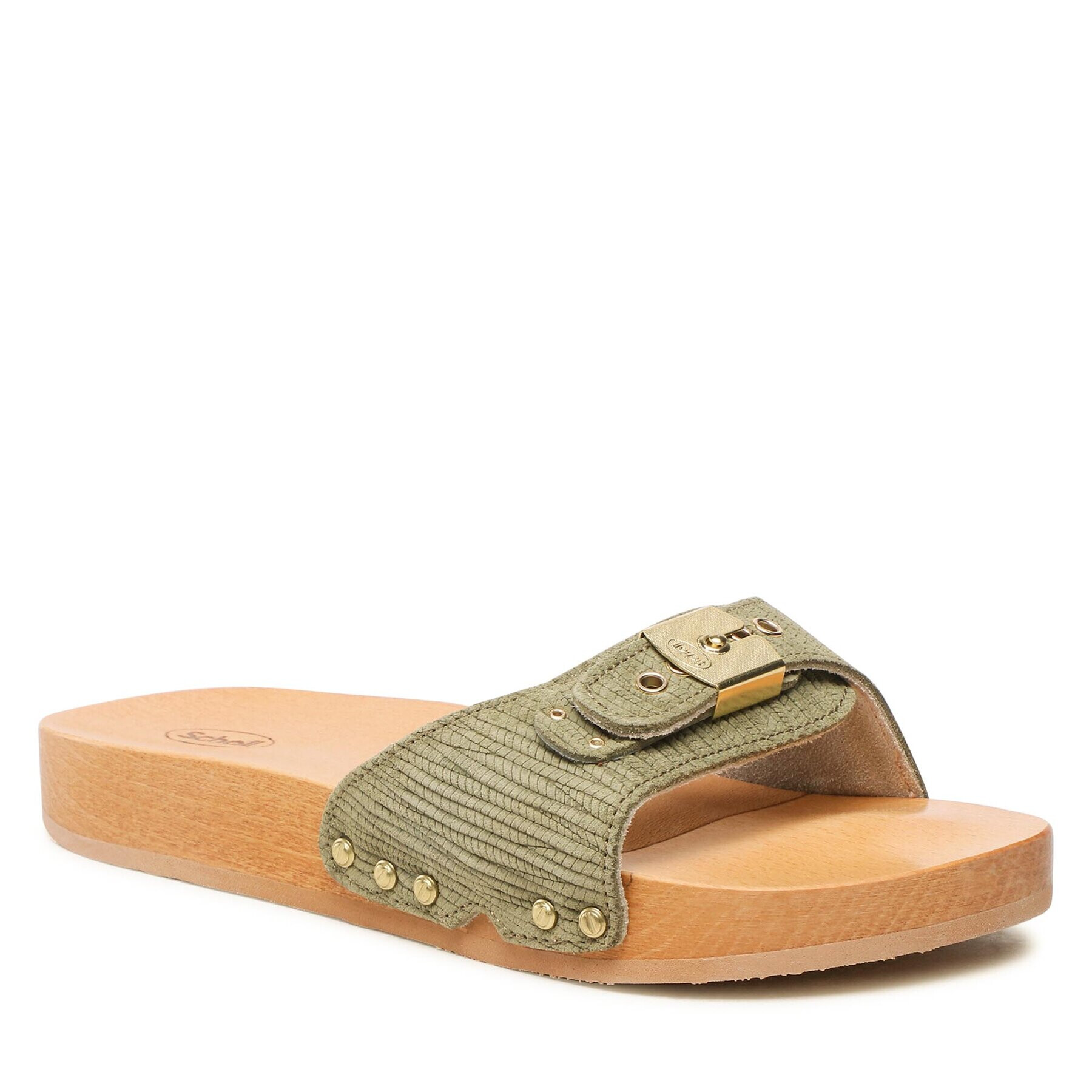 Scholl Чехли F30599 2322 Зелен - Pepit.bg