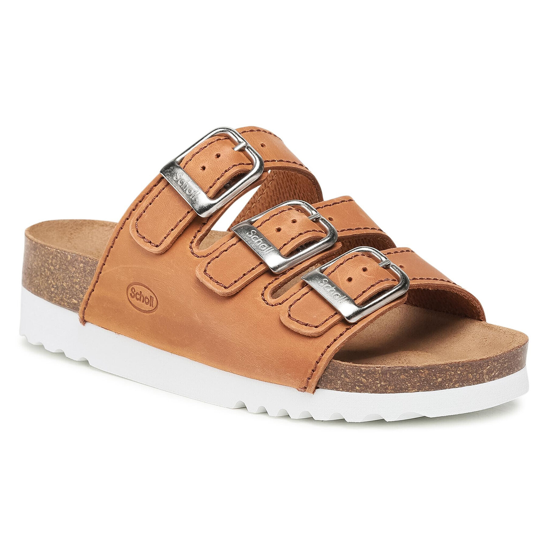 Scholl Чехли MF26835 RIO MED 1175 Кафяв - Pepit.bg