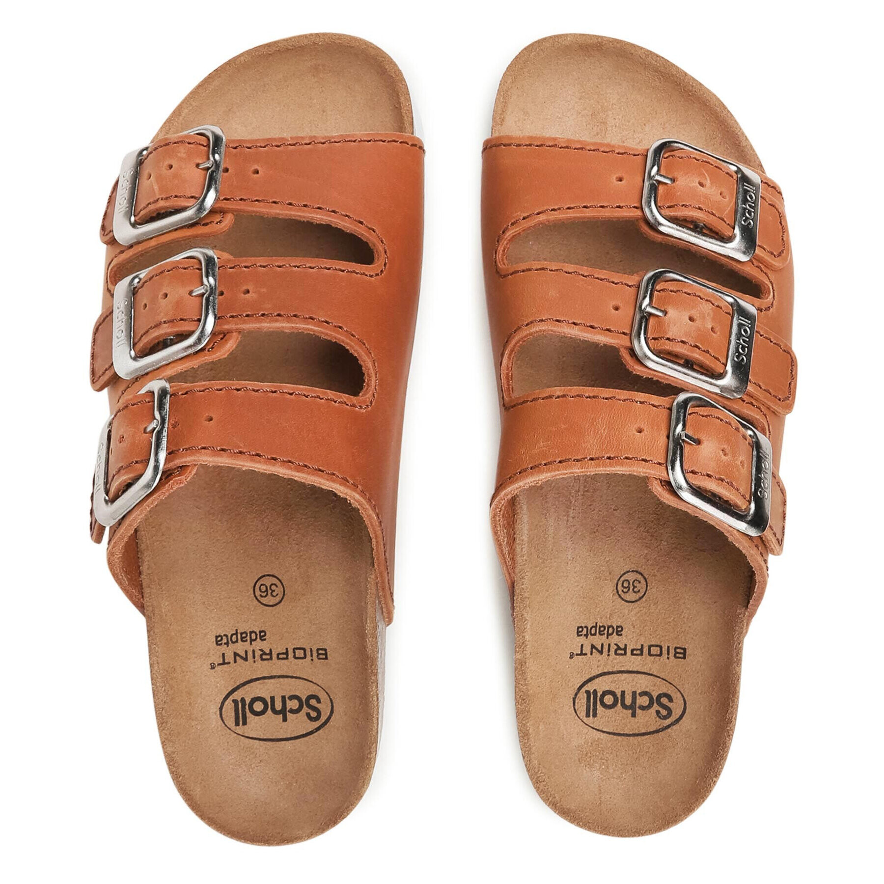 Scholl Чехли MF26835 RIO MED 1175 Кафяв - Pepit.bg