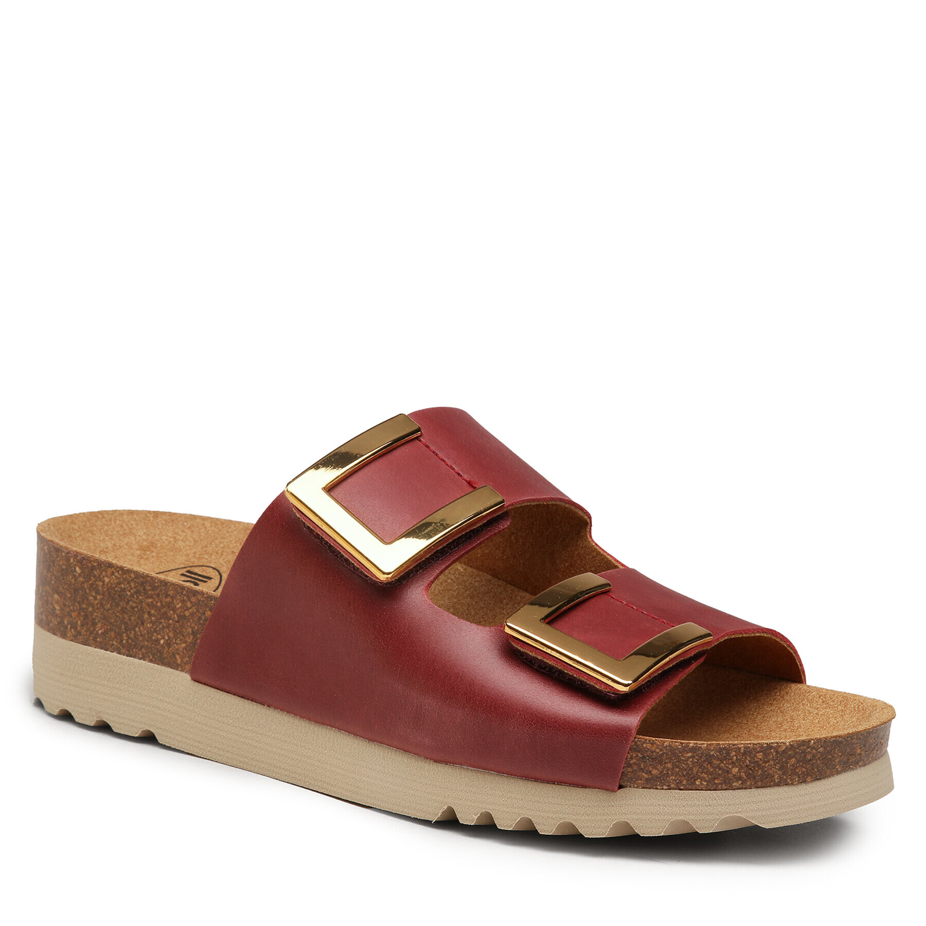 Scholl Чехли Monterey 2 Straps MF30436 Бордо - Pepit.bg