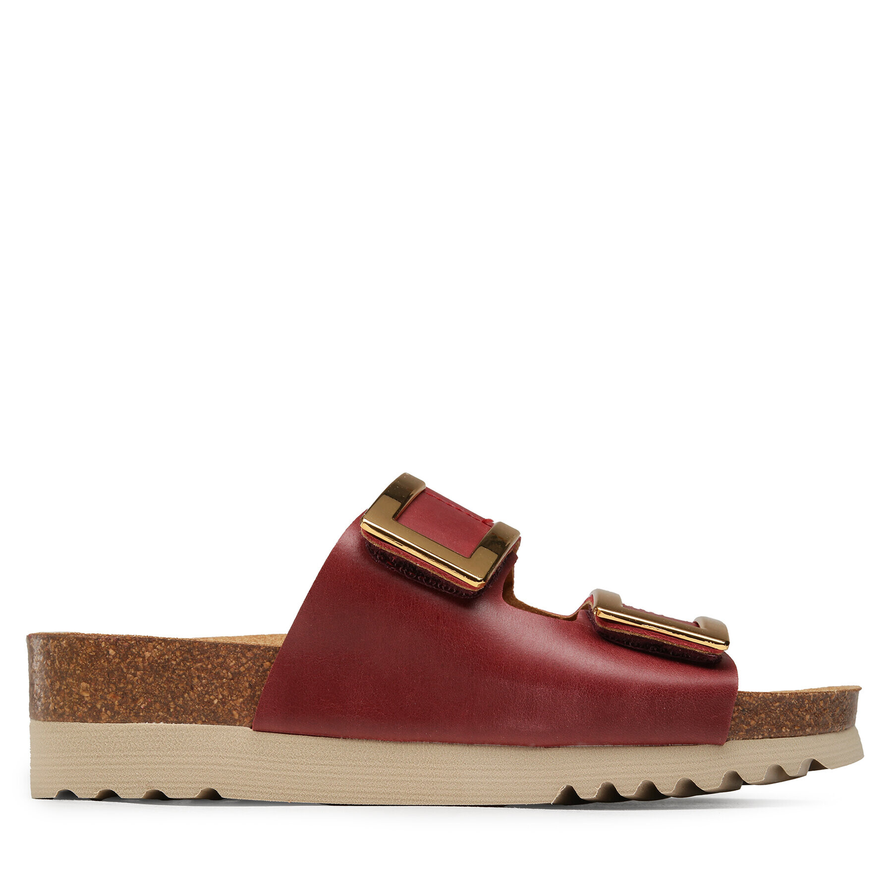 Scholl Чехли Monterey 2 Straps MF30436 Бордо - Pepit.bg