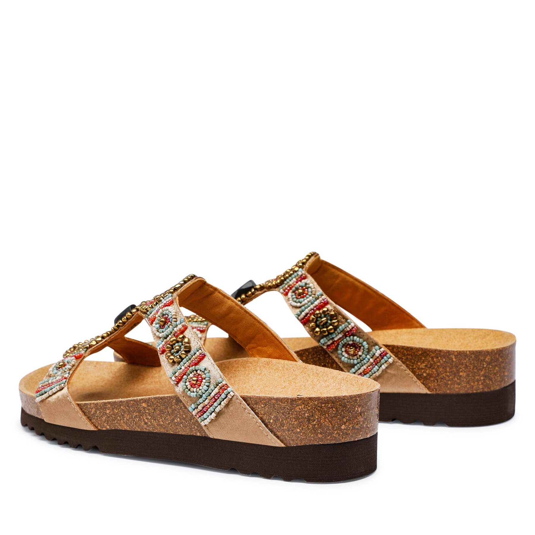 Scholl Чехли New Bogota MF26607 Бежов - Pepit.bg