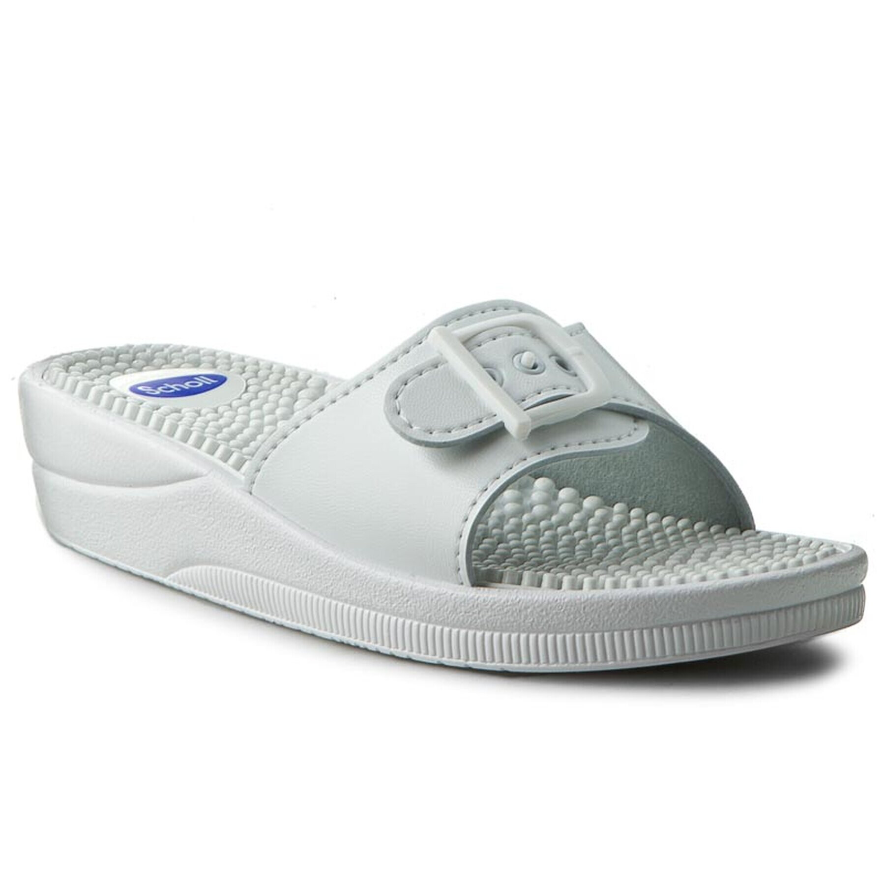 Scholl Чехли New Massage F20054 1065 360 Бял - Pepit.bg