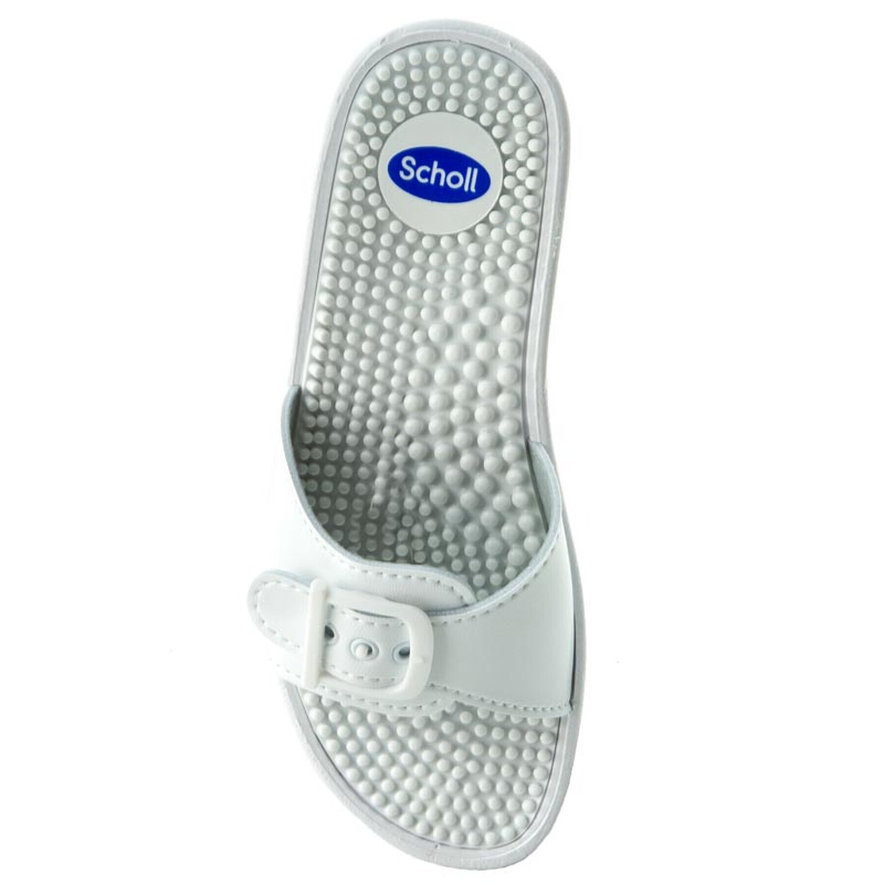 Scholl Чехли New Massage F20054 1065 360 Бял - Pepit.bg