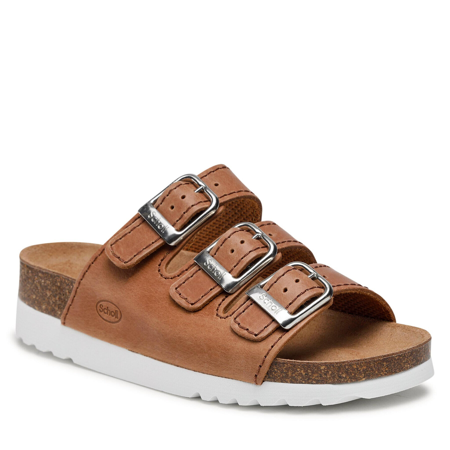 Scholl Чехли Rio Med MF26835 1175 Кафяв - Pepit.bg
