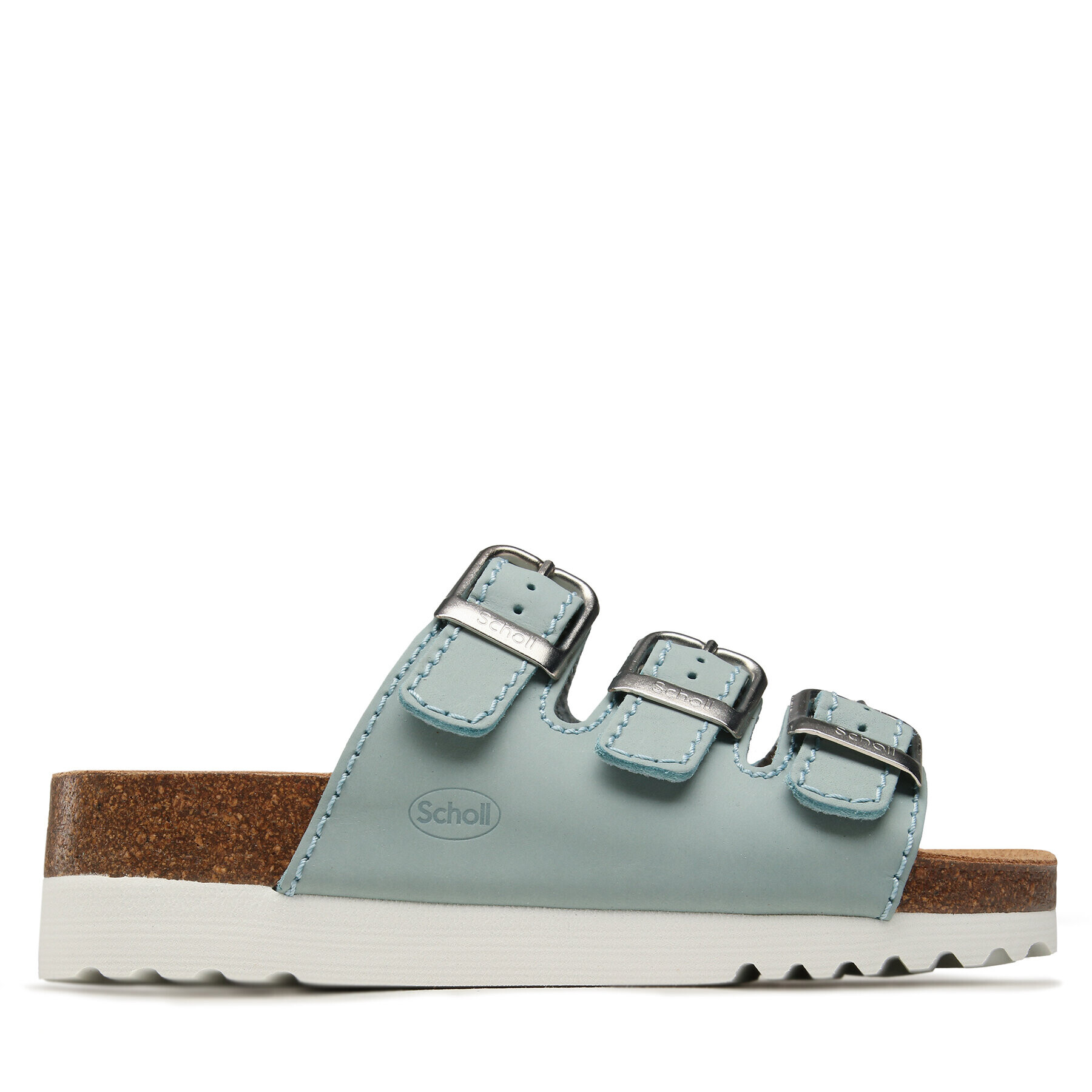 Scholl Чехли Rio Wedge Ad MF24981 Син - Pepit.bg