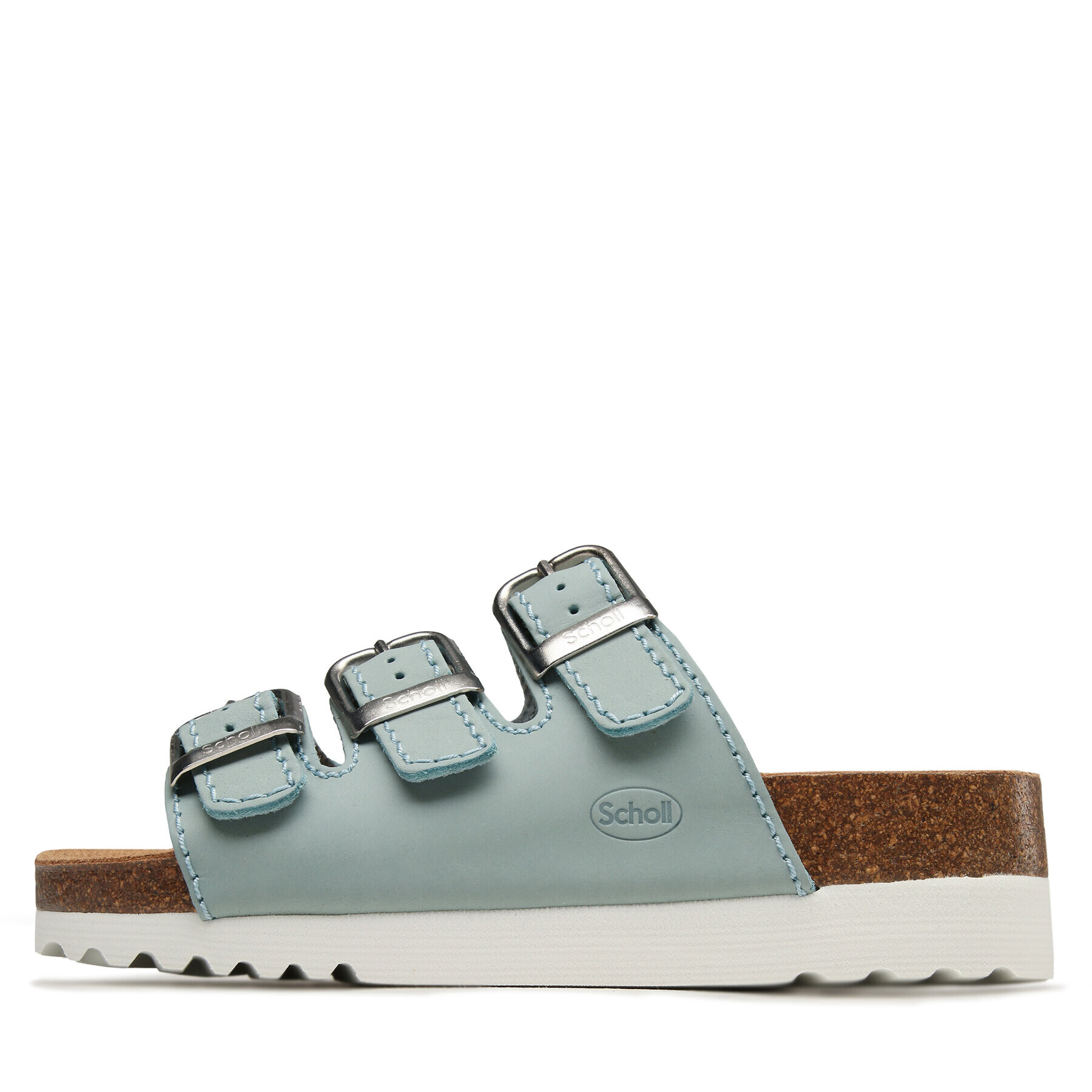Scholl Чехли Rio Wedge Ad MF24981 Син - Pepit.bg