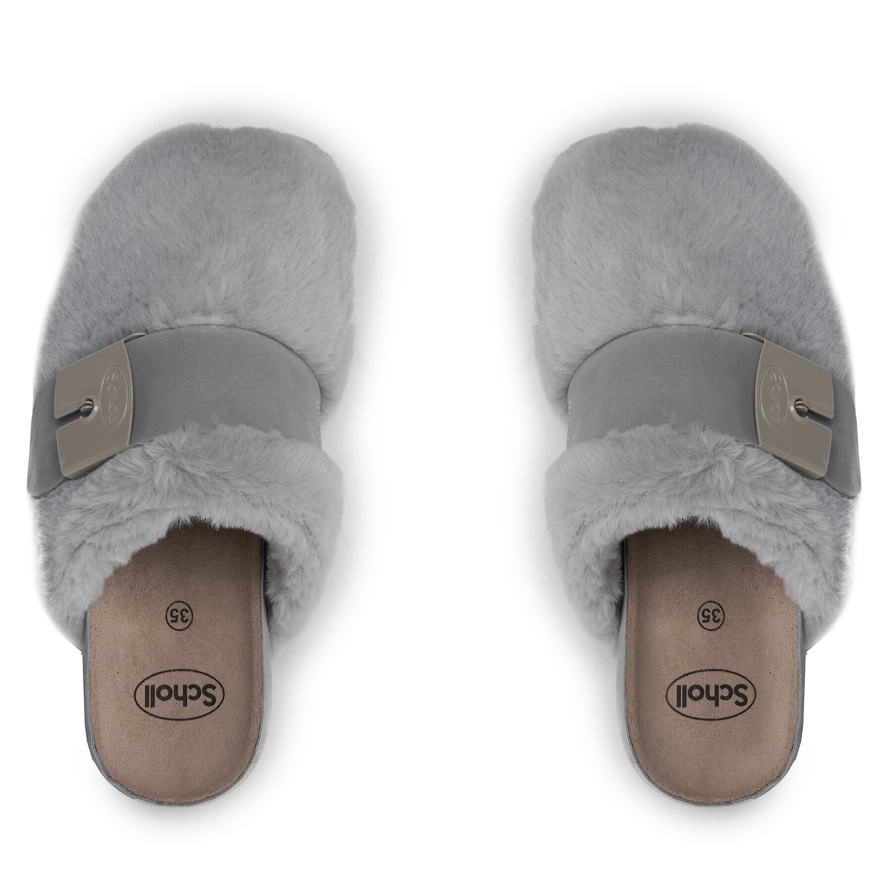 Scholl Пантофи Alaska 2.0 F30324 Сив - Pepit.bg