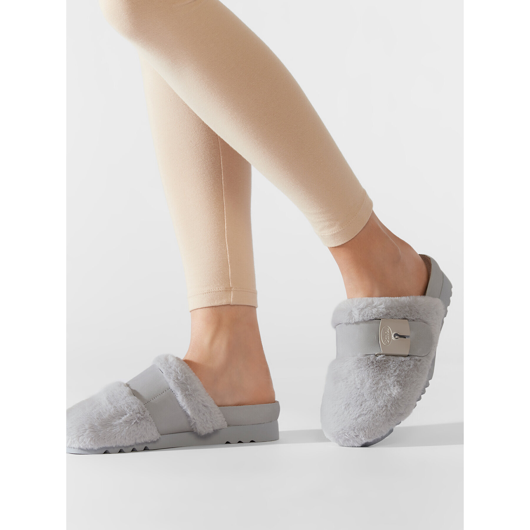 Scholl Пантофи Alaska 2.0 F30324 Сив - Pepit.bg