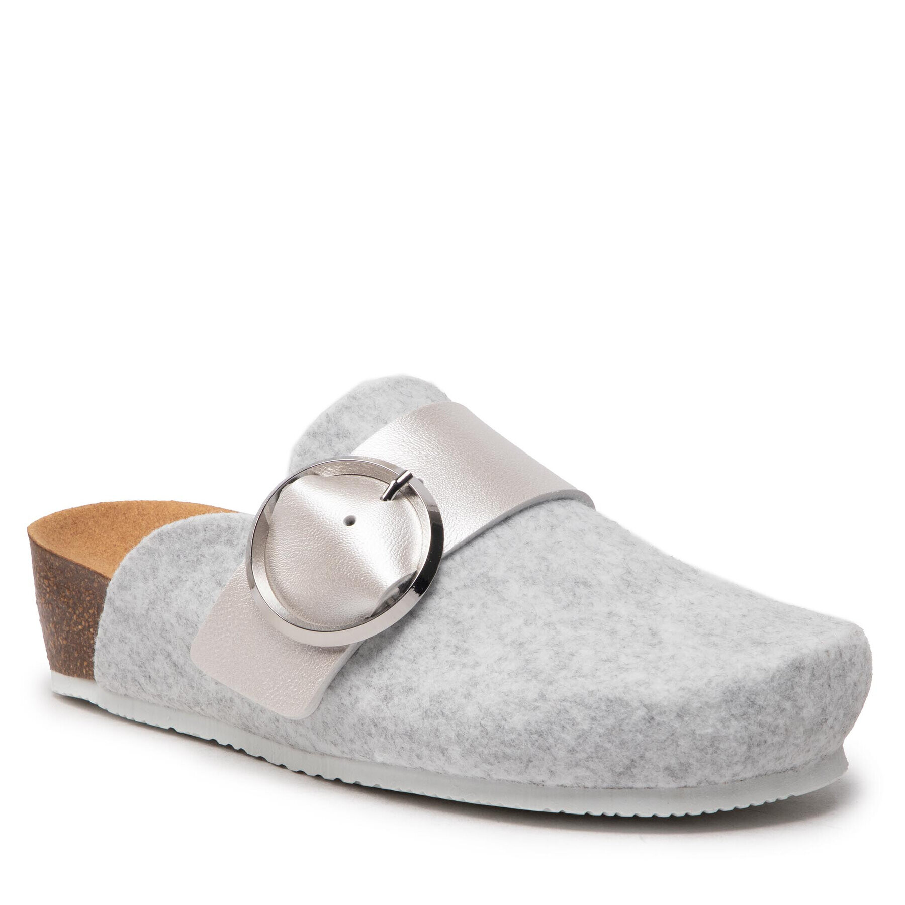 Scholl Пантофи Amalfi Clog MF30129 1070 Сив - Pepit.bg