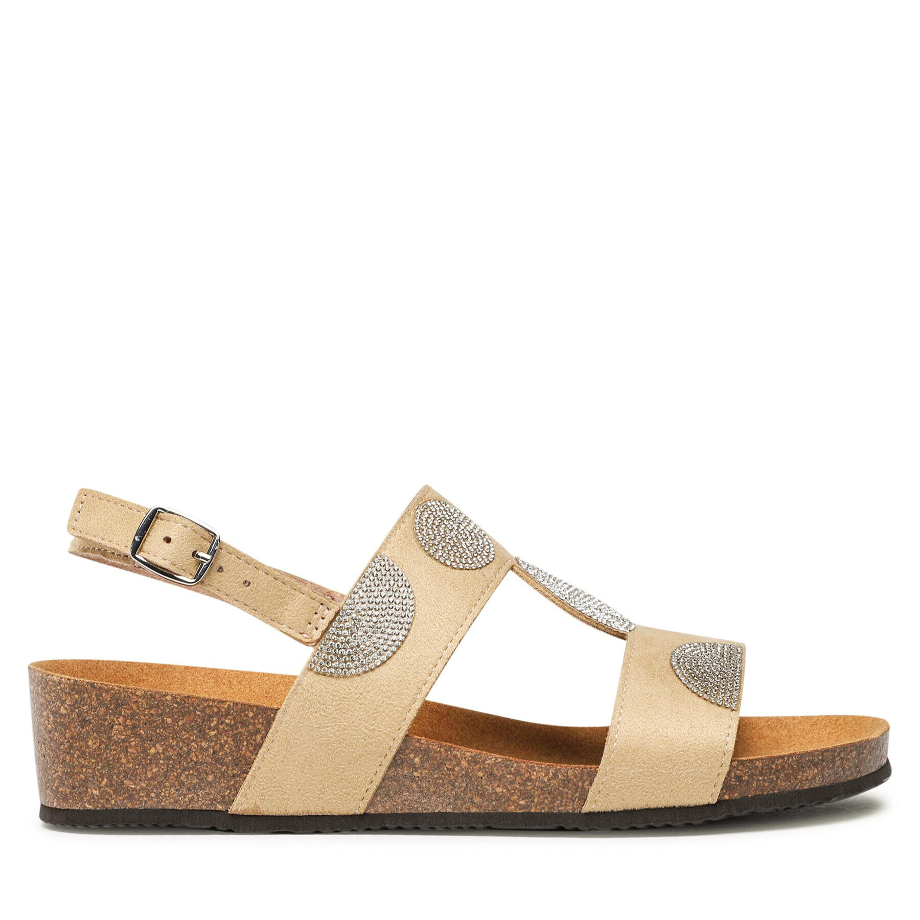 Scholl Сандали F29876 Dubai Sandal 1002 Бежов - Pepit.bg